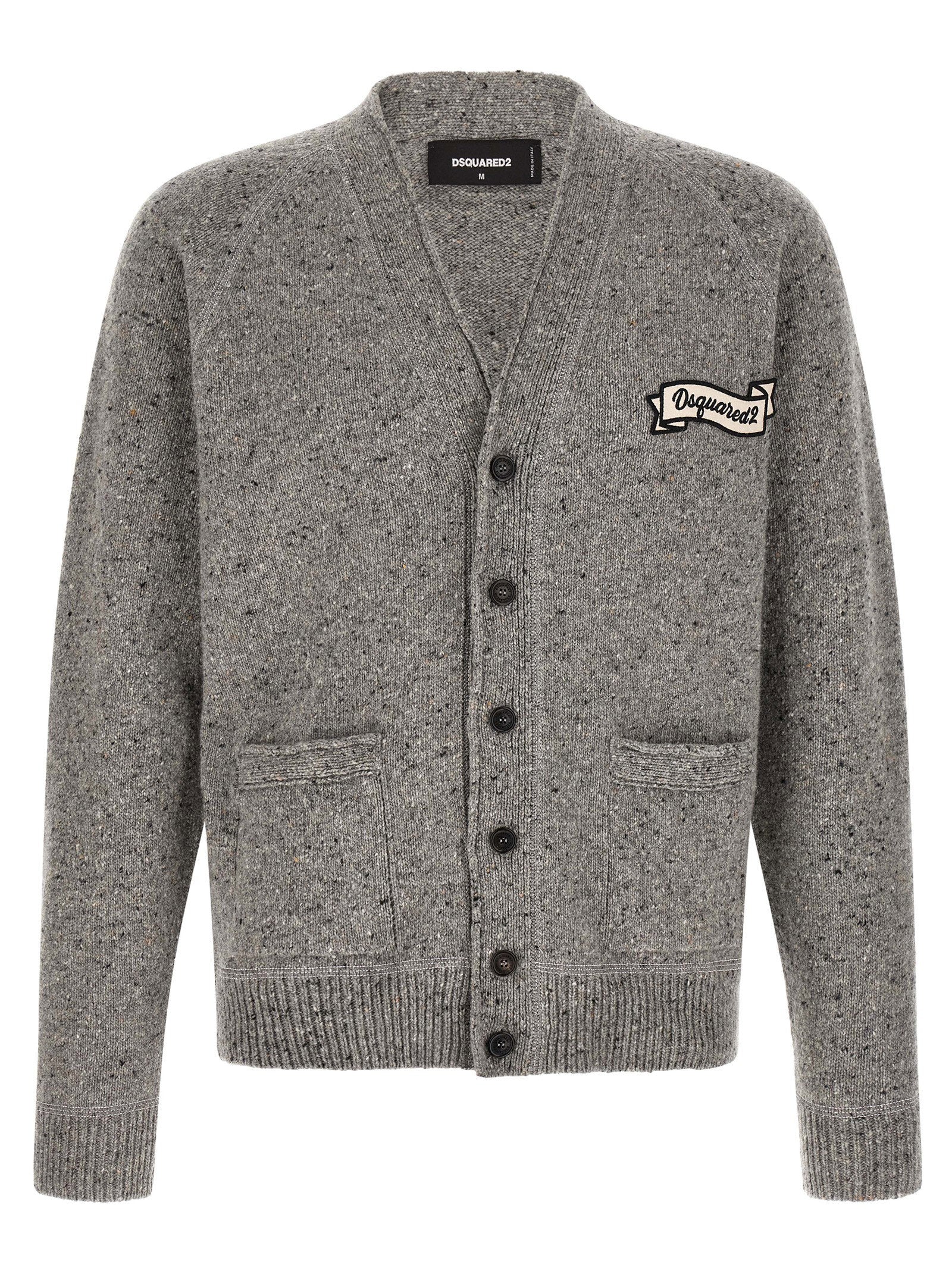 Basic cardigan – Basic Dsquared2 Cardigan – 80% wool, 20% polyamide