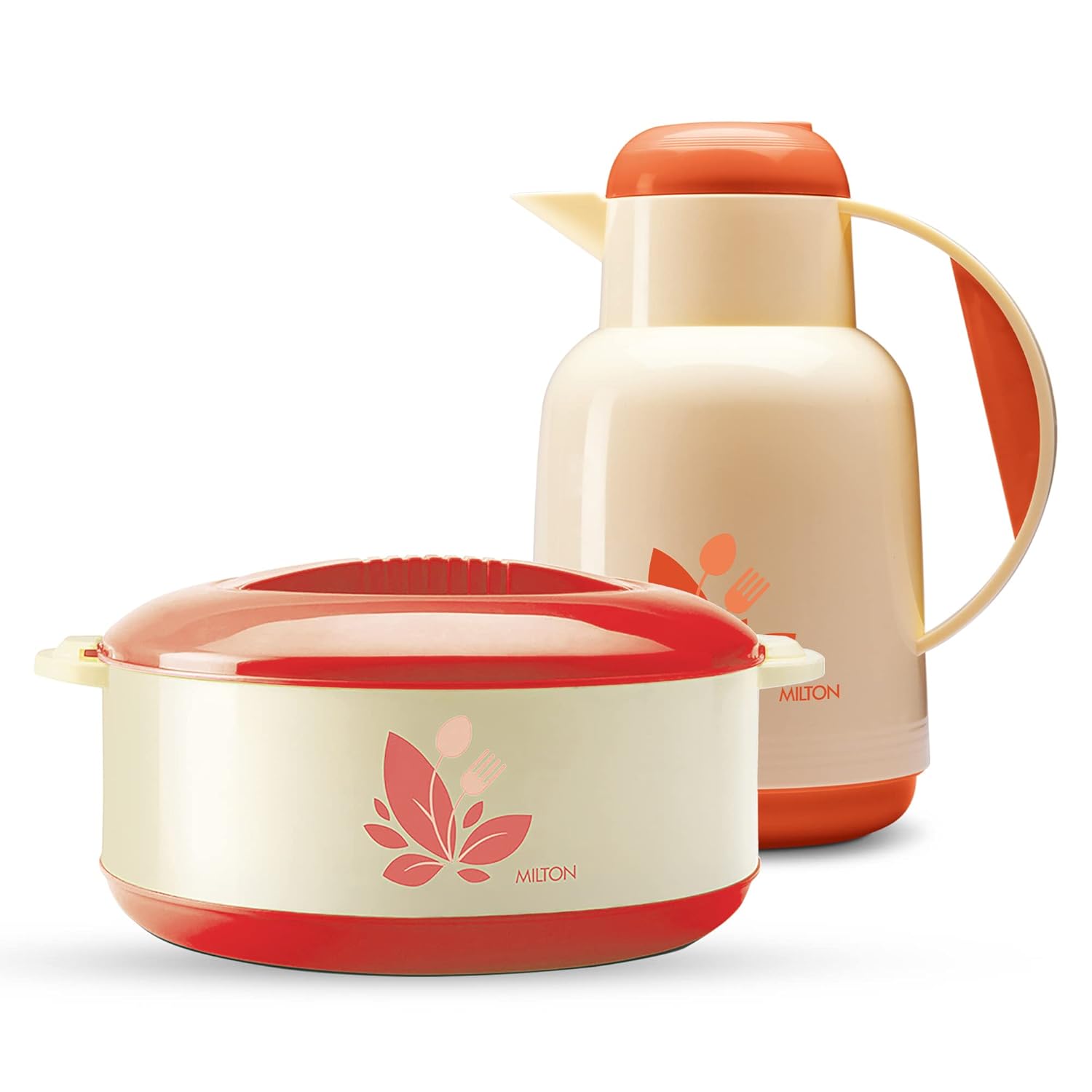 Milton Trophy Gift Set New Orchid 1500 Casserole 1260 ml + Nancy 1000 Flask 1 Liter | Set of 2 Pcs - view 9