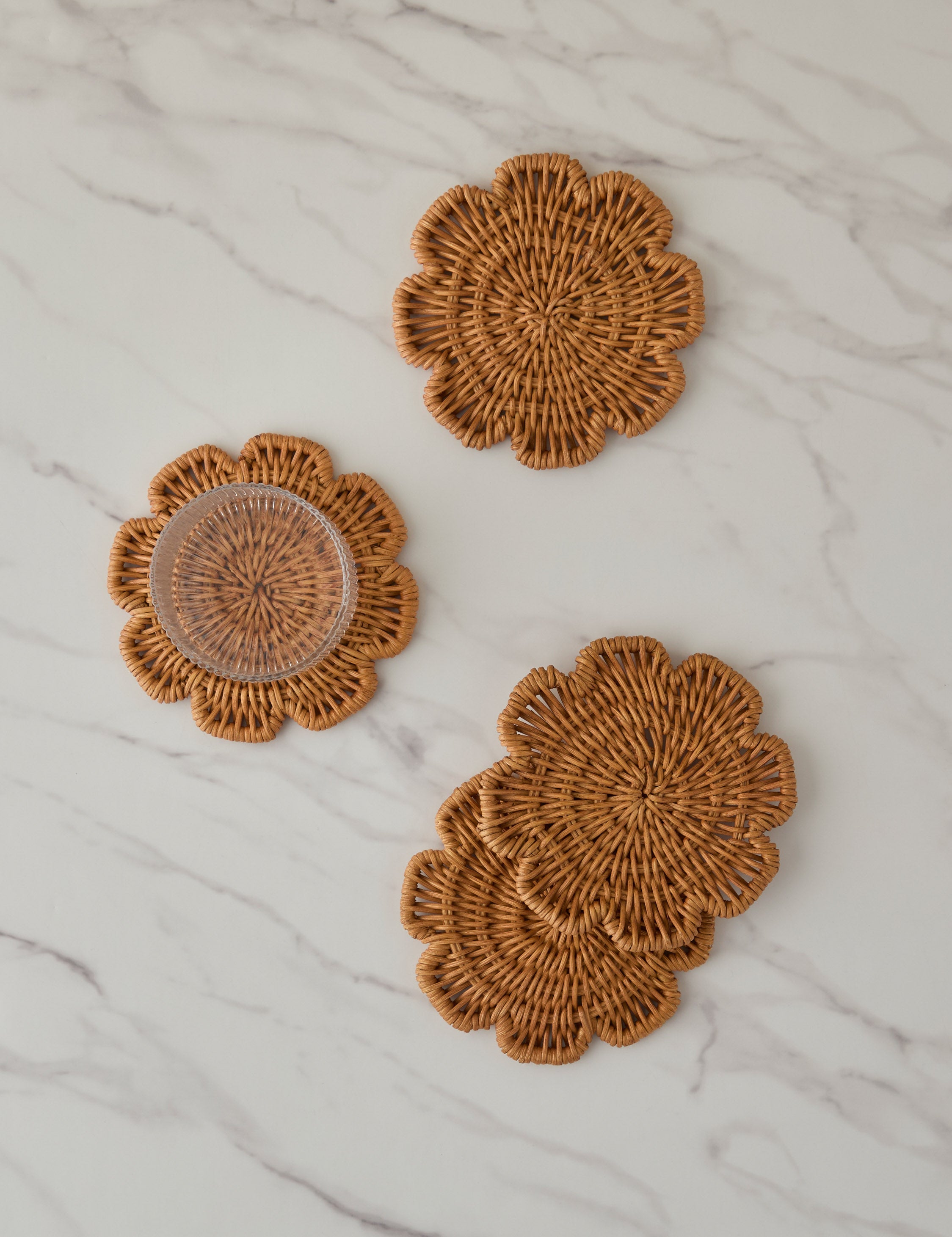 Lulu and Georgia Wiley Coasters (Set of 4) – Ginger - view 3