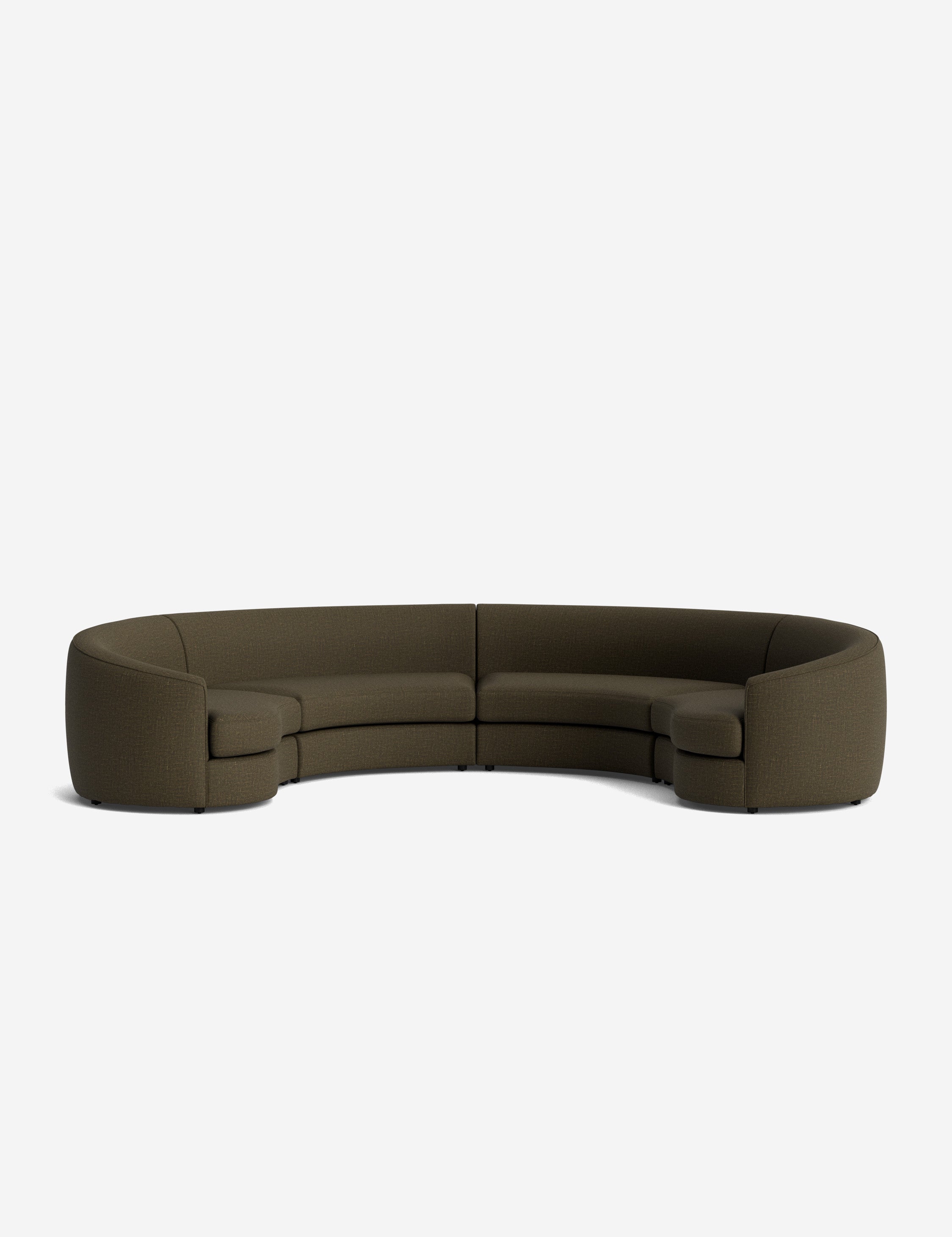 Lulu and Georgia Imada Modular Curved Sectional Sofa - view 10