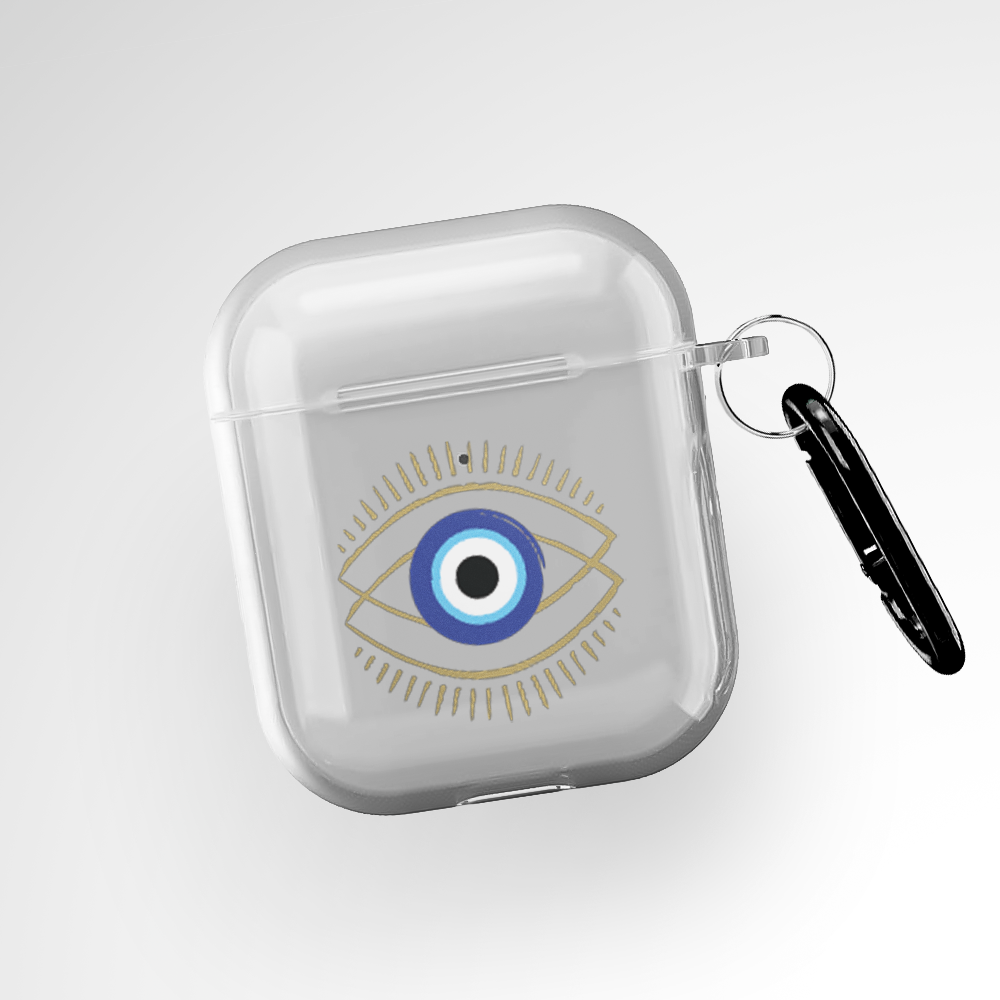 Cover It Up Evil Eye Clear Airpods 2nd Gen Case Covers