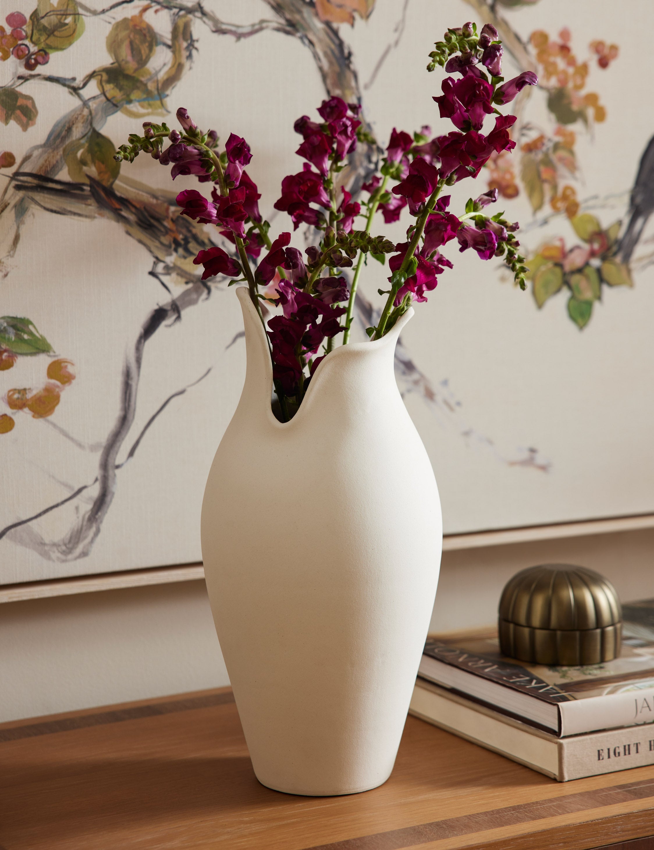 Lulu and Georgia Avayah Vase – Ivory - view 2