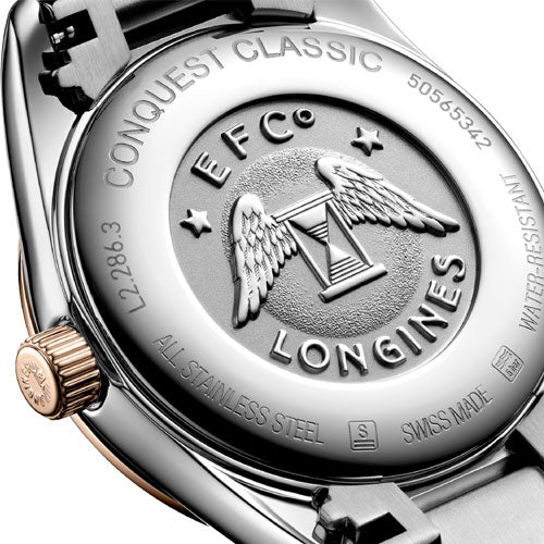 Longines Conquest Classic Sunray Silver Dial Women 29.5mm - view 4