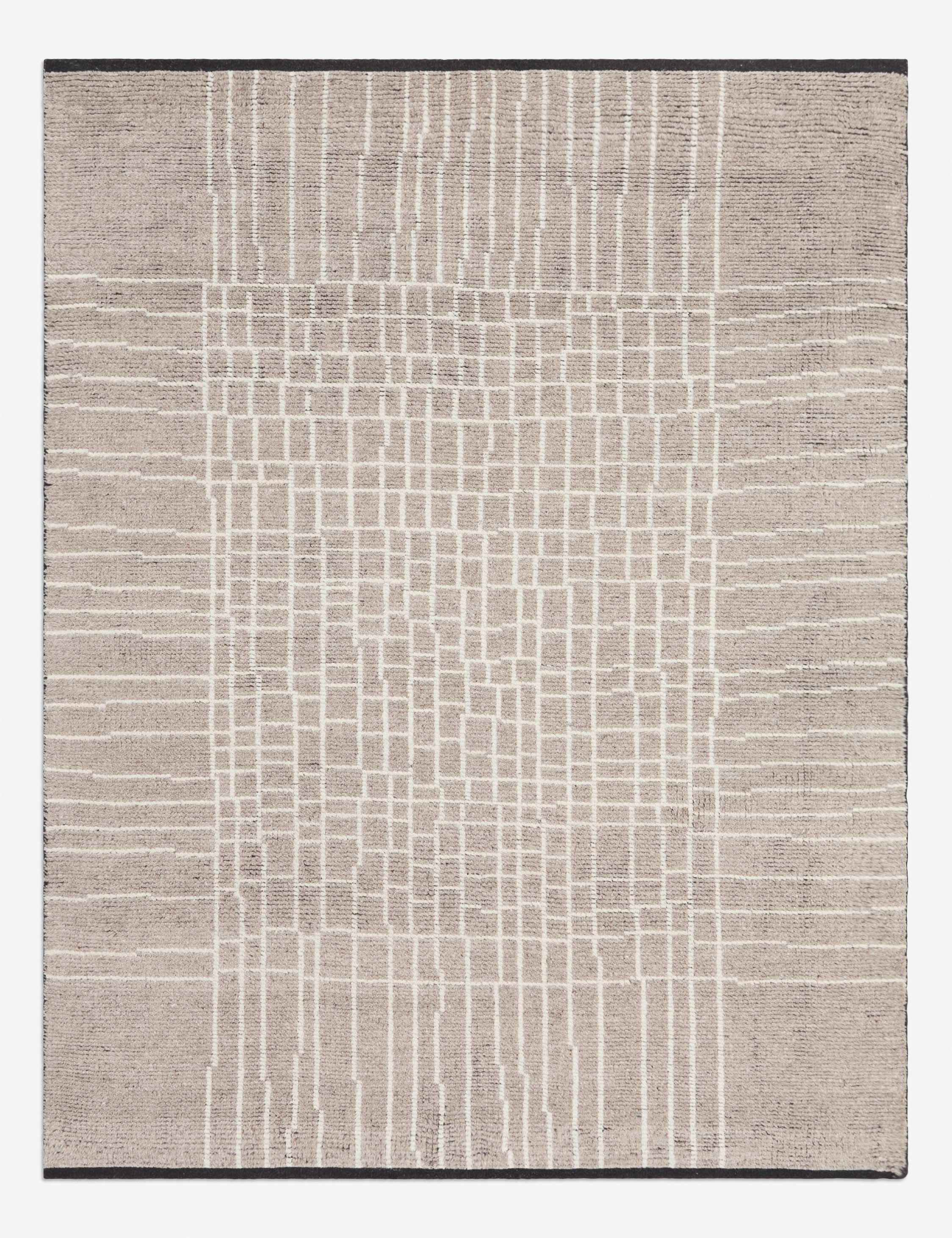 Lulu and Georgia Diora Moroccan-Style Hand-Knotted Wool Rug