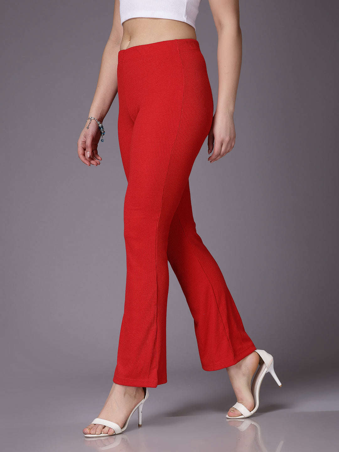 Freehand By The Indian Garage Co Women Solid Trouser - view 5