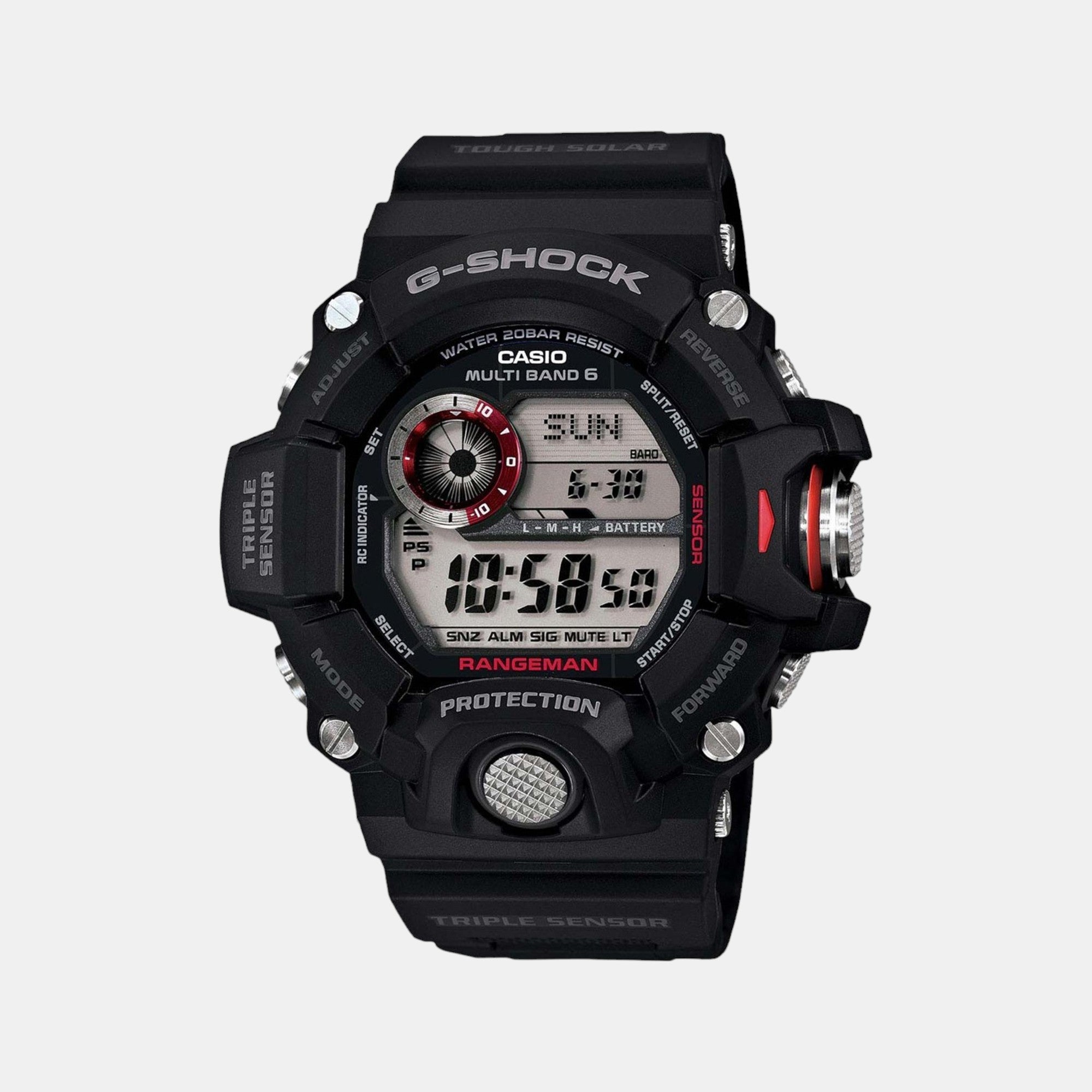 Casio G-Shock Men Quartz Black Dial Digital Resin Watch G485