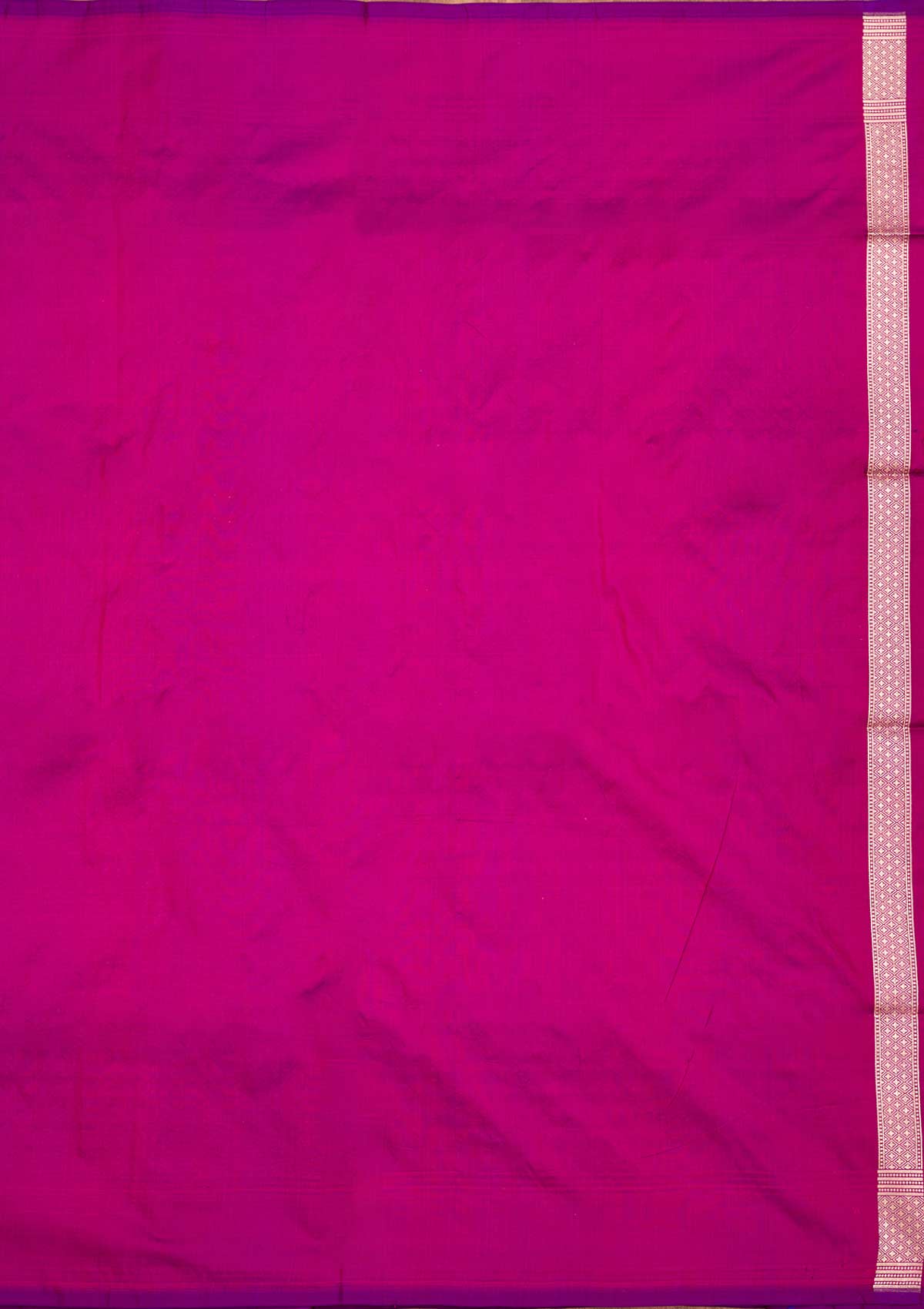 Koskii Magenta Pink Zariwork Pure Silk Saree – Women's - view 7