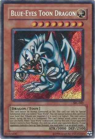 Yu-Gi-Oh! Blue-Eyes Toon Dragon - SRL-000 - Secret Rare - Unlimited