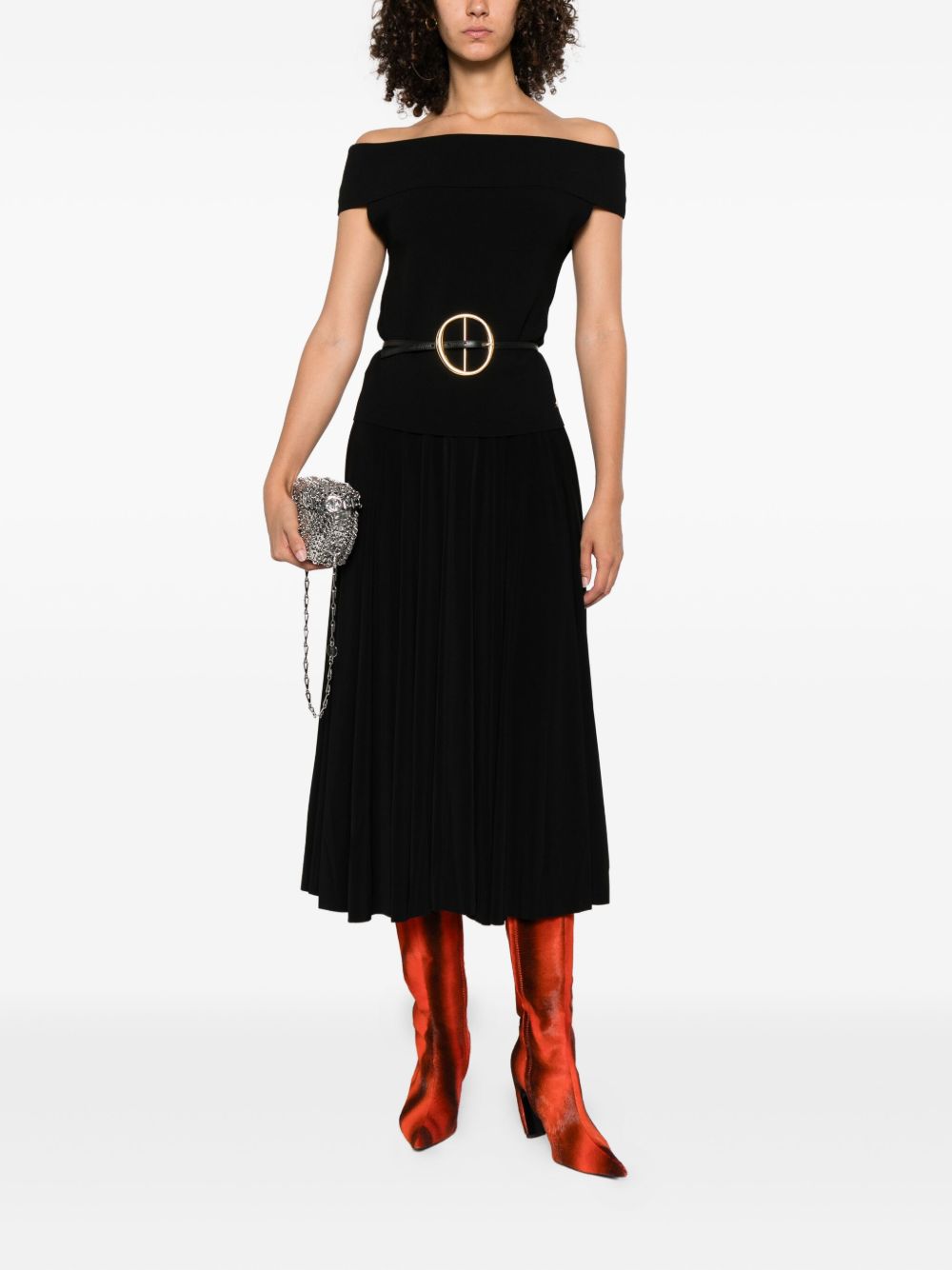 Norma Kamali Pleated midi skirt - view 2
