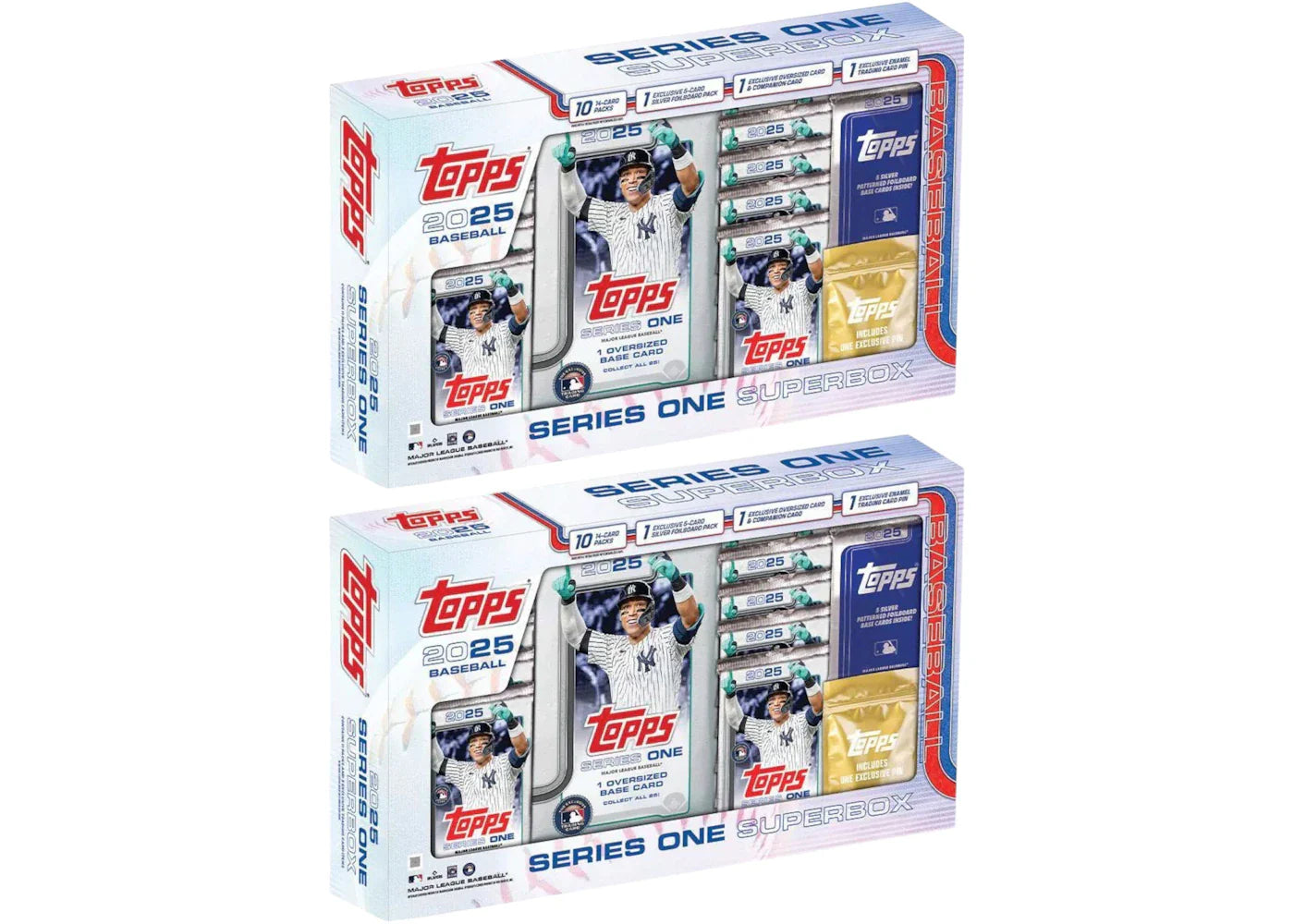 2025 Topps Series One Baseball Super Box 2x Lot