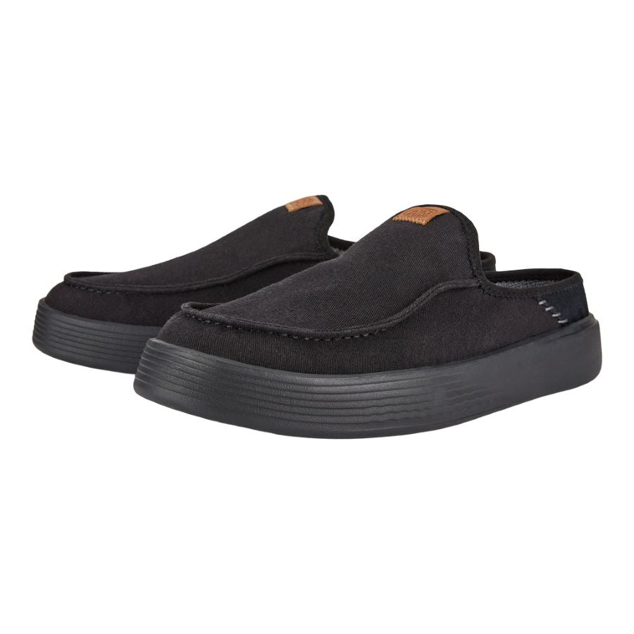 HEYDUDE shoes Austin Workwear - Black/Black – Men's - view 2