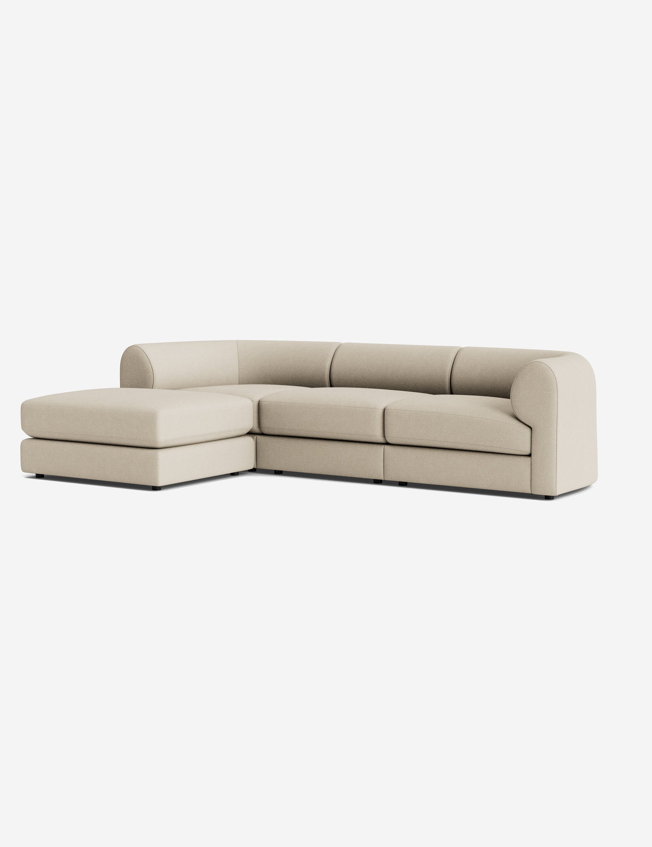 Lulu and Georgia Sergio Modular Sectional Sofa With Ottoman - view 200