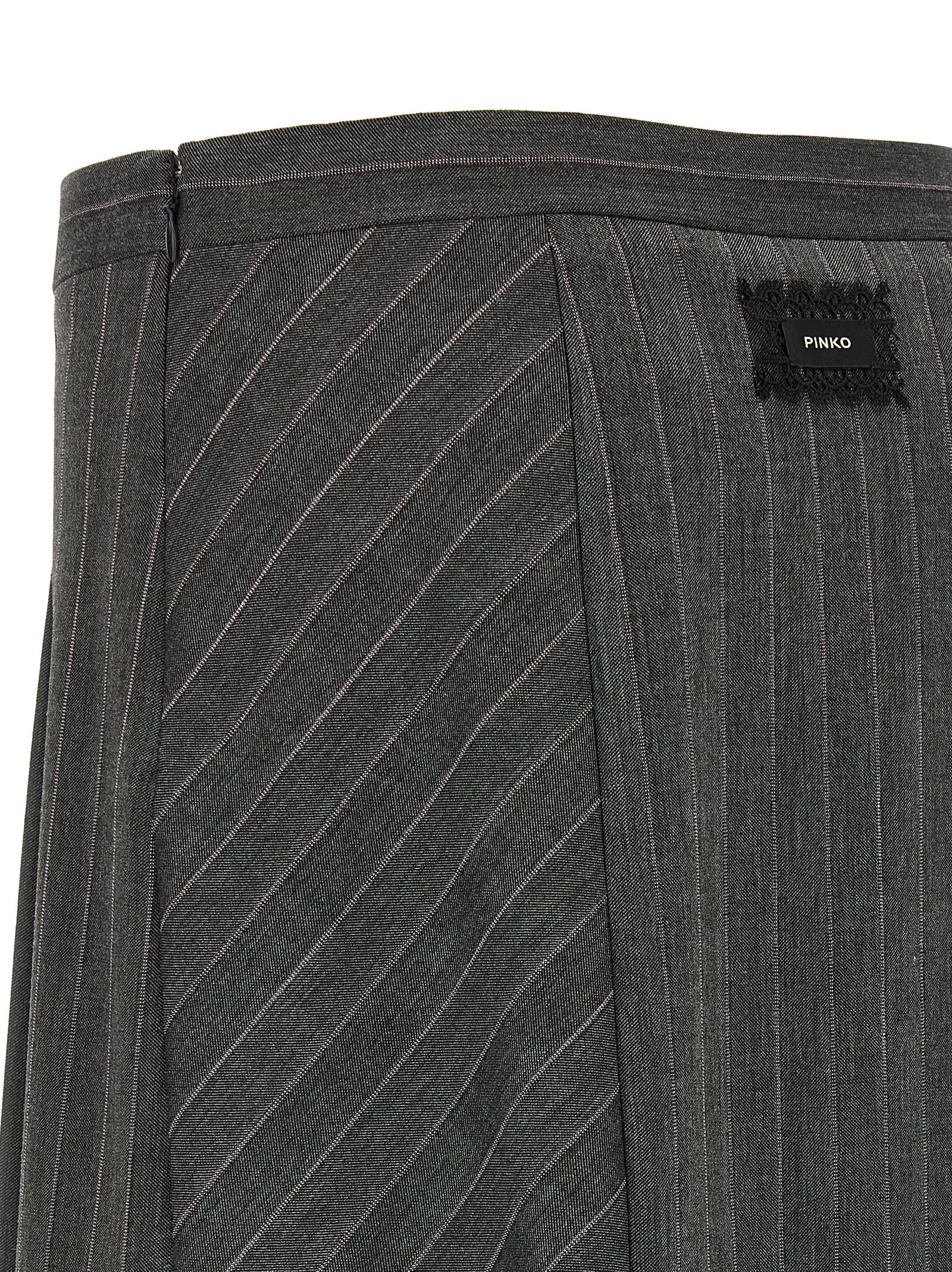 Pinko Pinstripe Skirt - view 4
