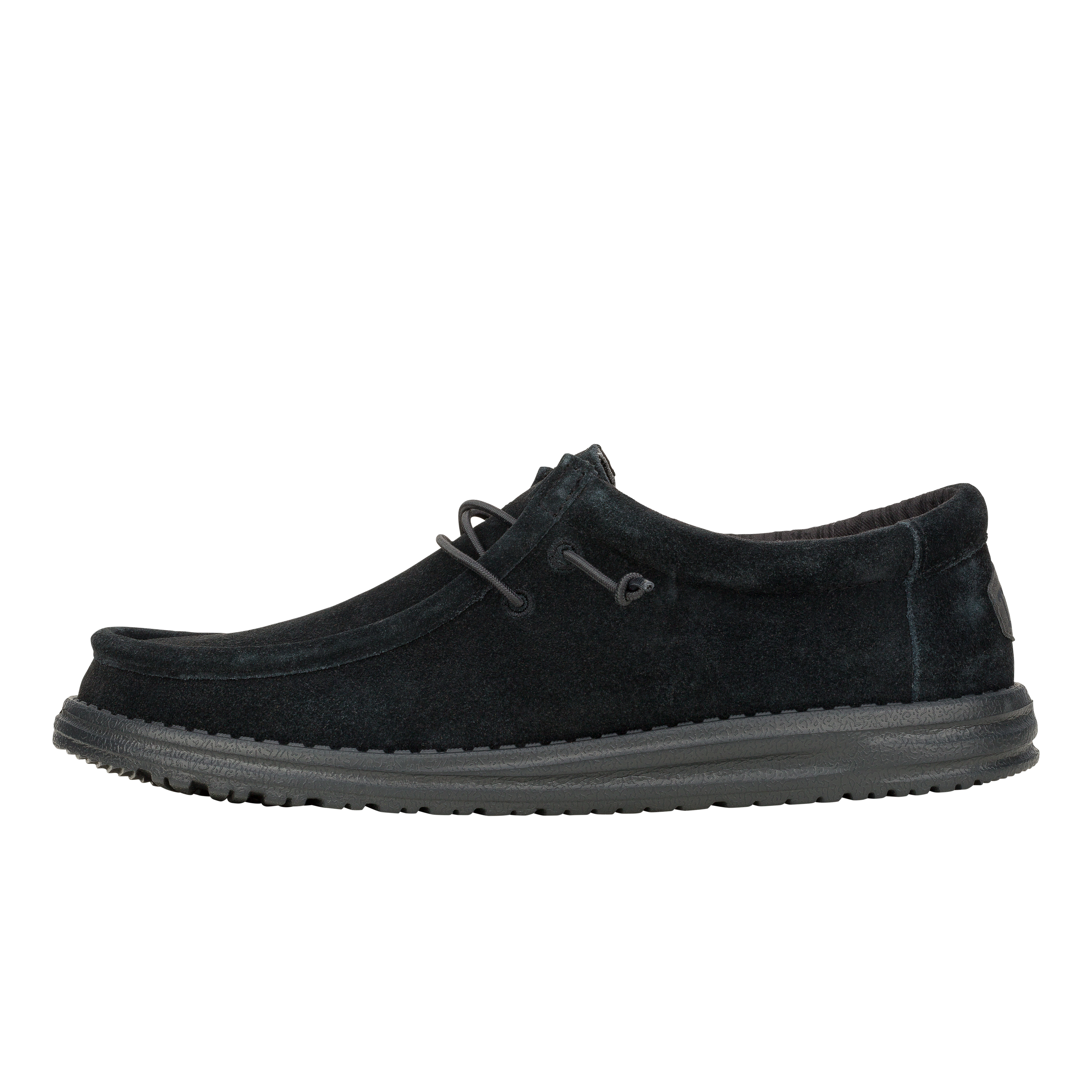 HEYDUDE shoes Wally Suede - Black – Men's