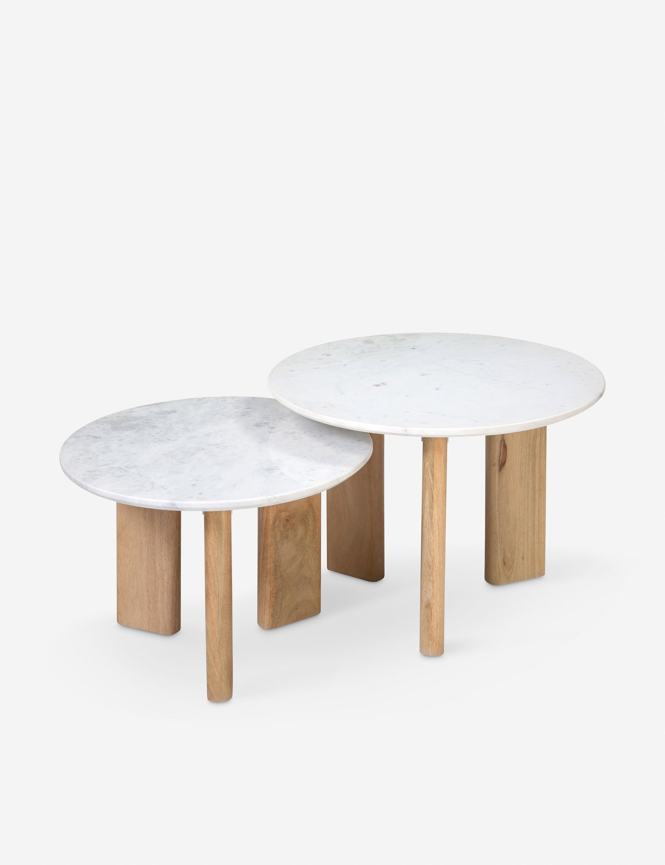 Lulu and Georgia Josette Round Nesting Coffee Table (Set of 2)
