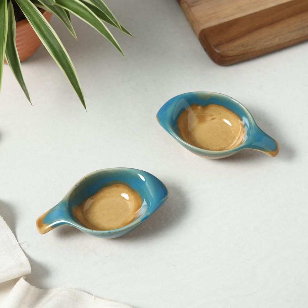 HAVELI CHRONICLES Blue - Ceramic Dip Bowls (Set of 2)