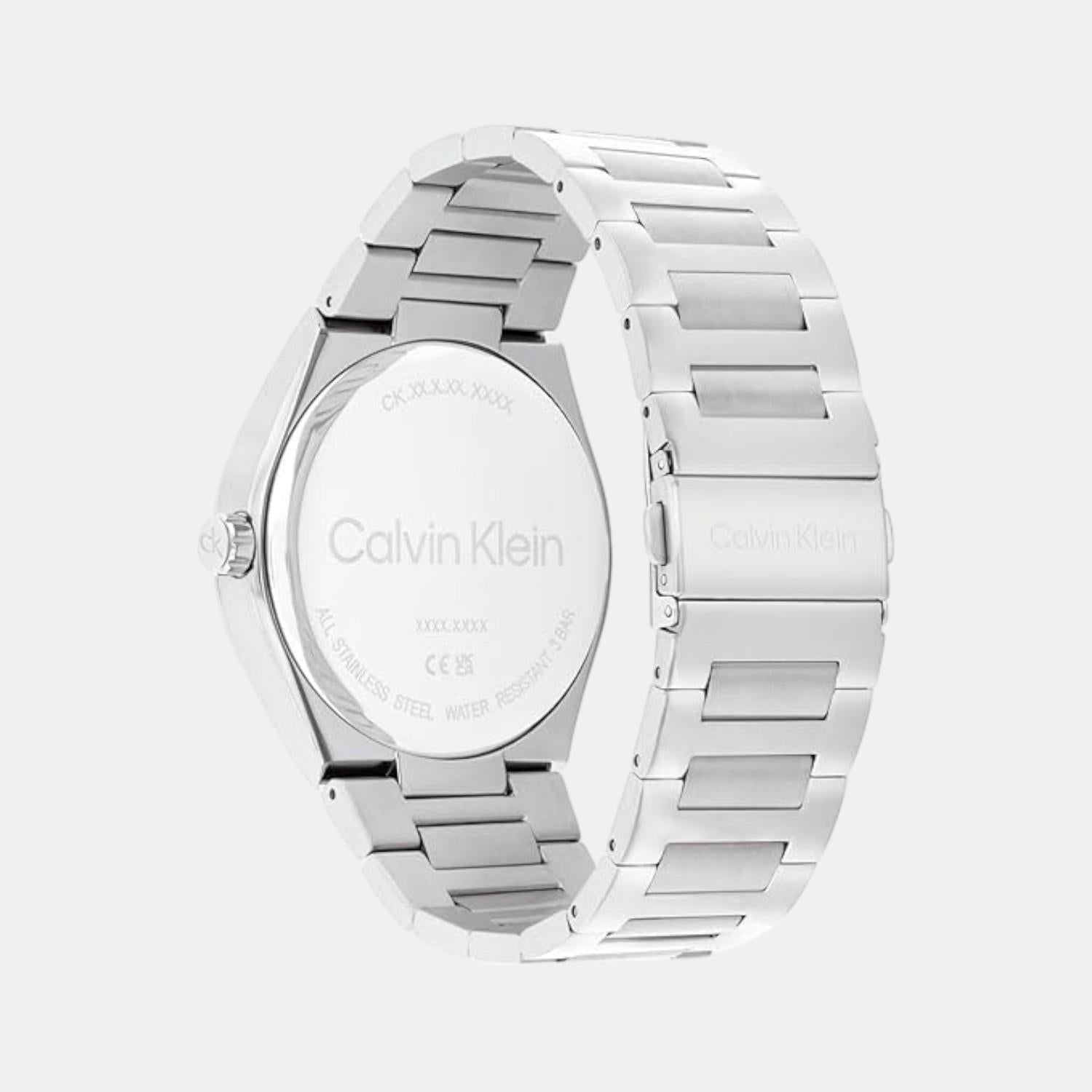 Calvin Klein Distinguish Men Quartz Green Dial Analog Stainless Steel Watch 25200492 - view 3