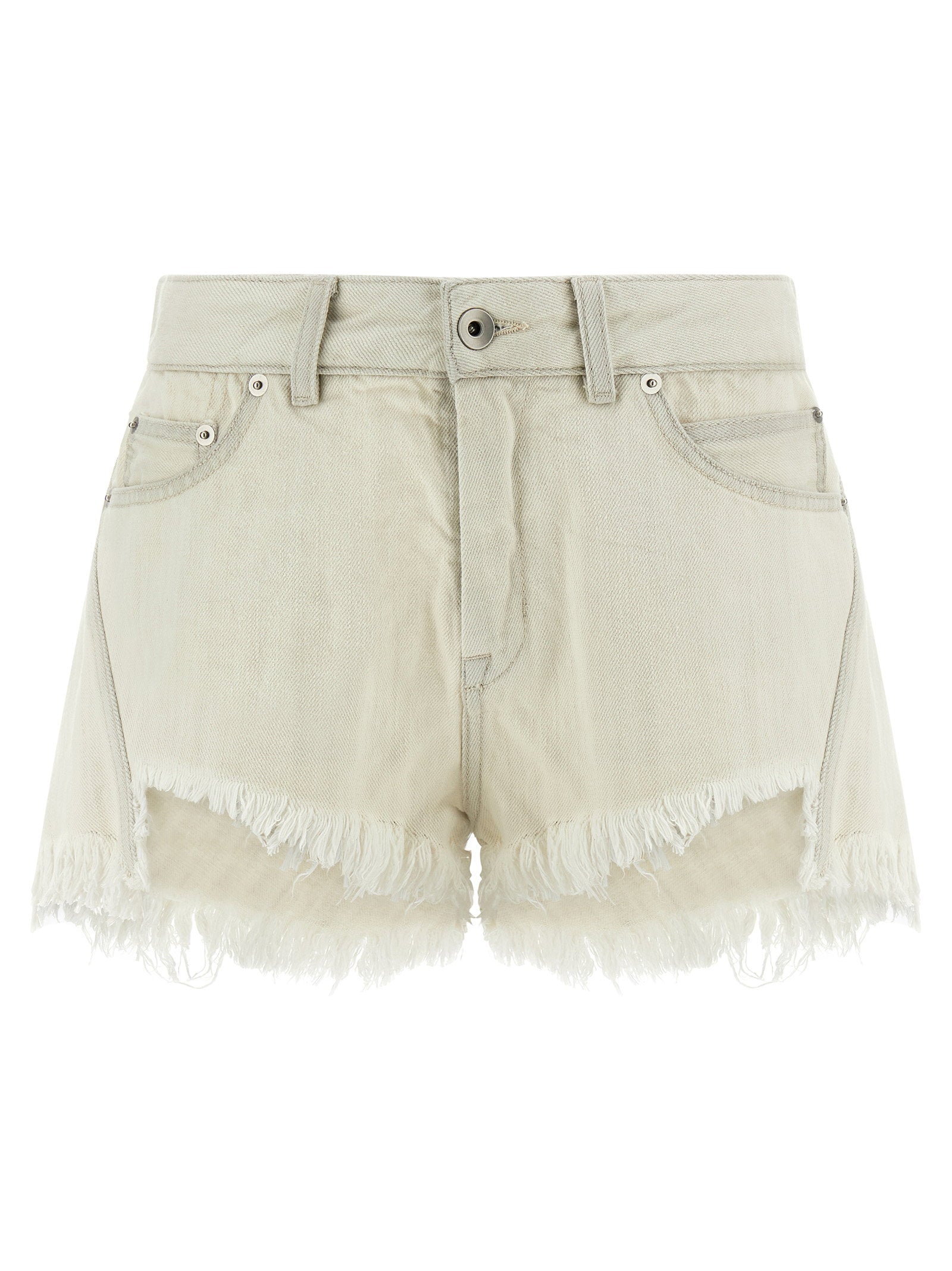 Rick Owens Bias Cutoffs Shorts – 100% cotton