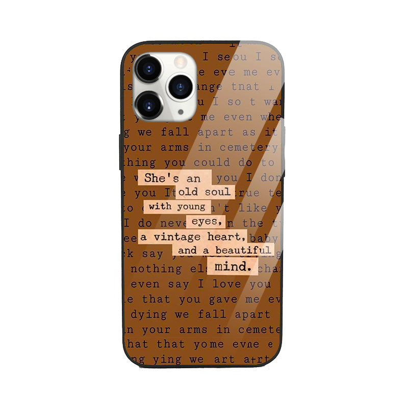 Casebasket Nostalgic Elegance Aesthetic Glossy Phone Cover