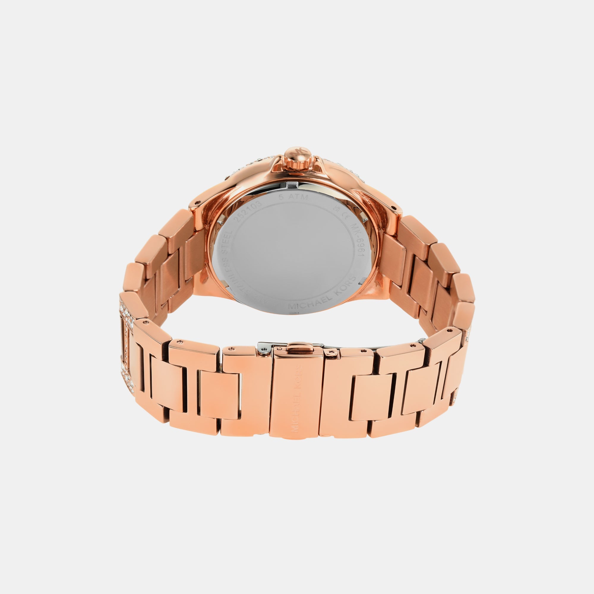 Michael Kors Camille Women Quartz Rose Gold Dial Chronograph Stainless Steel Watch MK6961 - view 5
