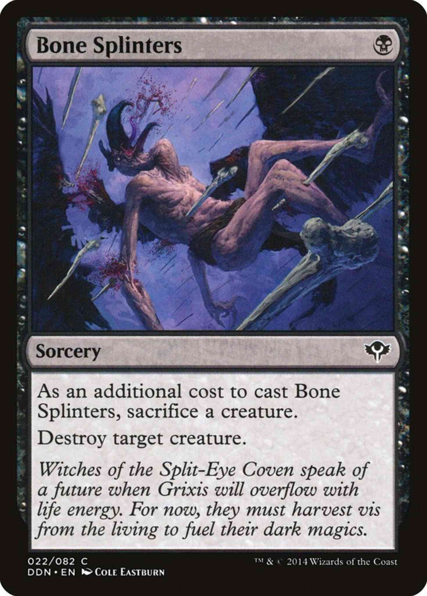 Bone splinters 22 – Magic Bone Splinters [22] [Duel Decks Speed vs Cunning] [Non-Foil]