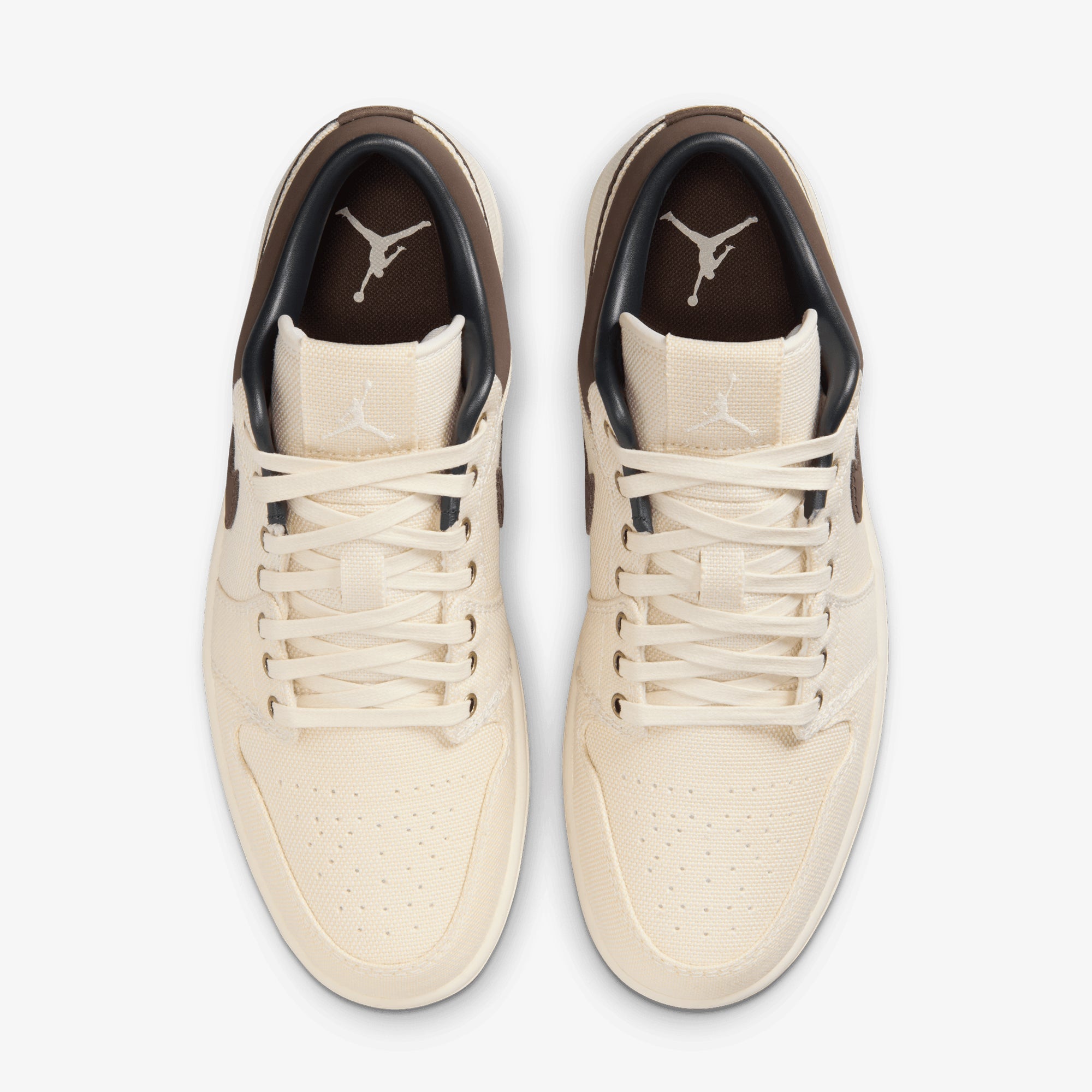 Jordan | Air Jordan 1 Low Premium { Pale Ivory/baroque Brown-off Noir - view 2