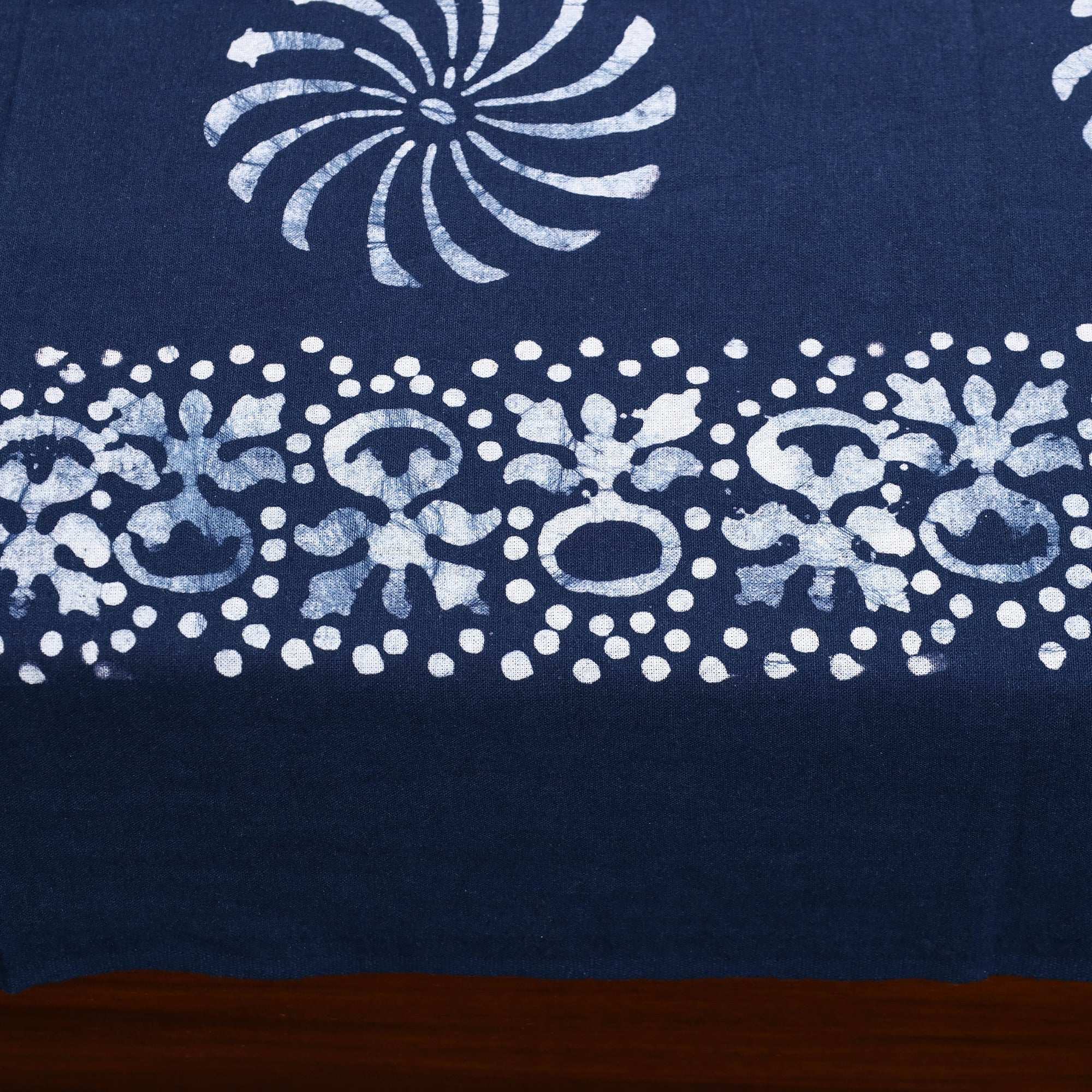 BATIK BY MD. SHARIFF Blue - Cotton Hand Batik Print Single Bedsheet (91 x 57 ) 33 - view 4