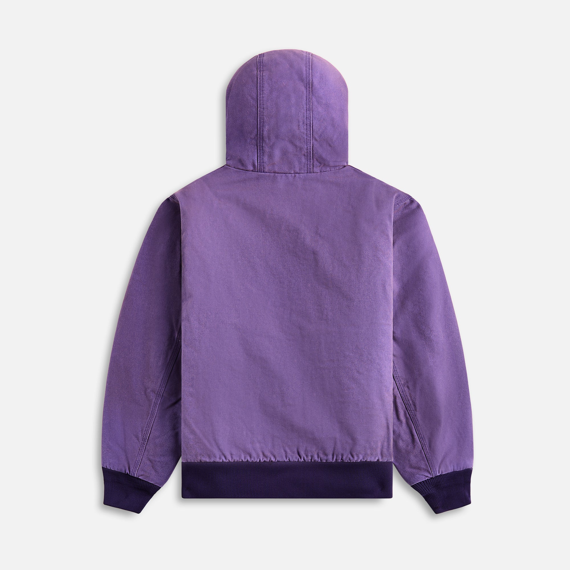 Needles Zipped Work Hoodie 11oz Cotton Oxford - Purple - view 2