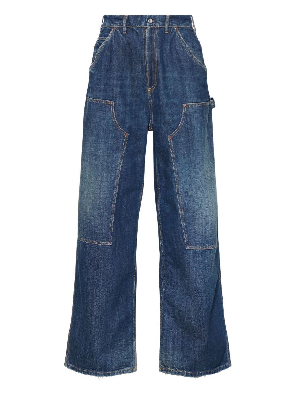Maison Margiela Wide-leg denim jeans – Cotton 100%