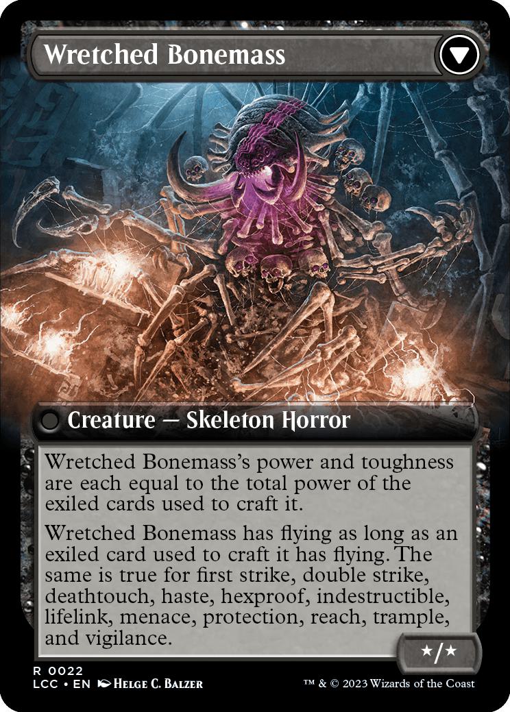 Magic Altar of the Wretched // Wretched Bonemass [22] [Extended Art] [The Lost Caverns of Ixalan: Commander] [Non-Foil] - view 2