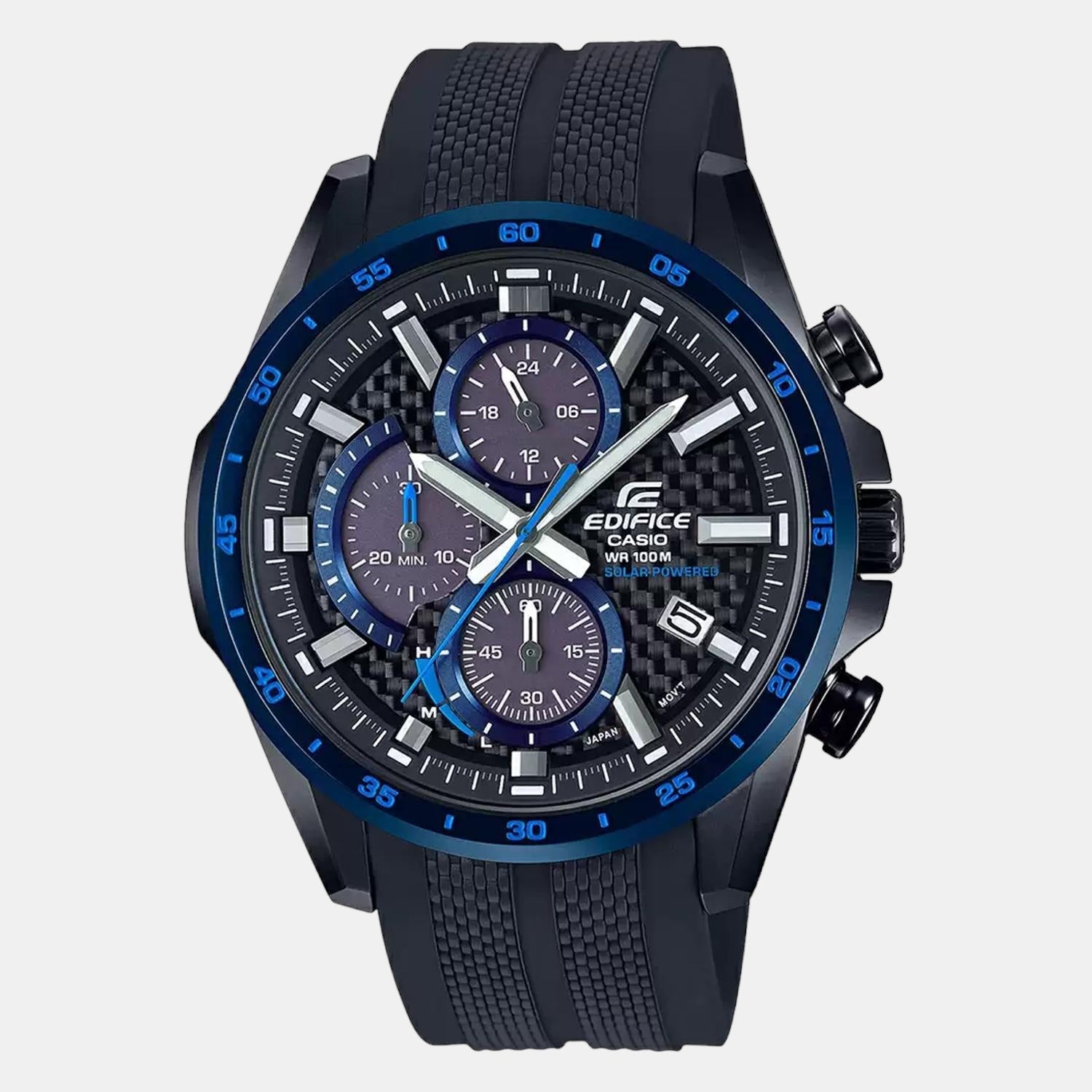 Casio Edifice Men Quartz Two Tone Dial Chronograph Stainless Steel Watch EX505 - view 2