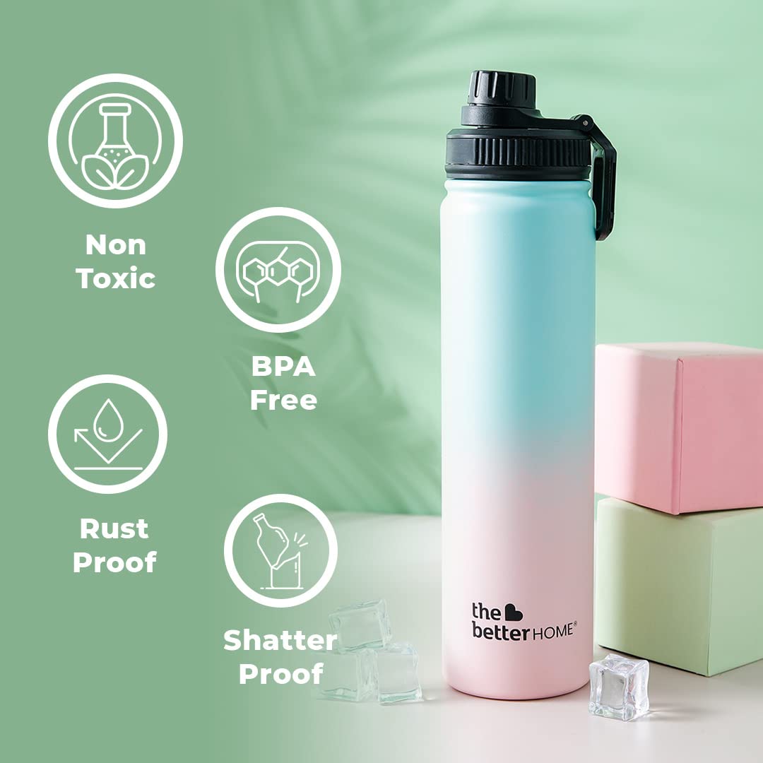 The Better Home Bolt | 710ml Stainless Steel Insulated Sipper Water Bottle|Thermos Hot and Cold Water Flask|Sipper Bottle for Adults and Kids|Steel Bo - view 4
