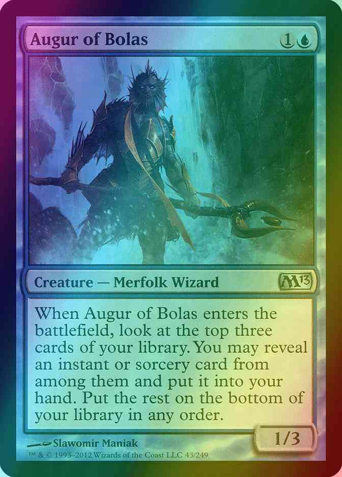 Bolas 43 magic – Augur of Bolas [43] [Magic 2013] [Foil]