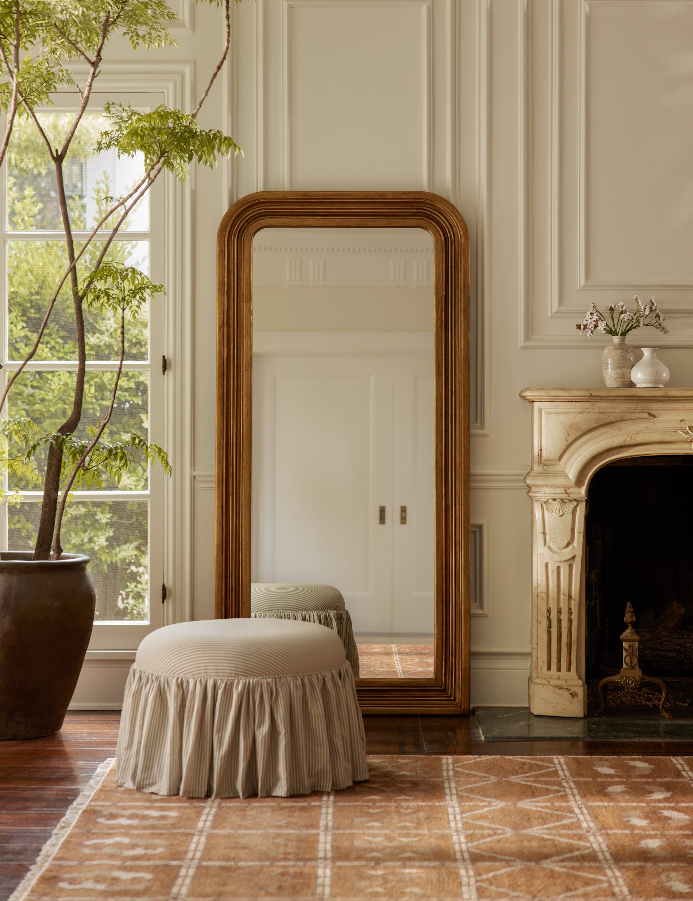 Lulu and Georgia Haisley Floor Mirror – Gold - view 2