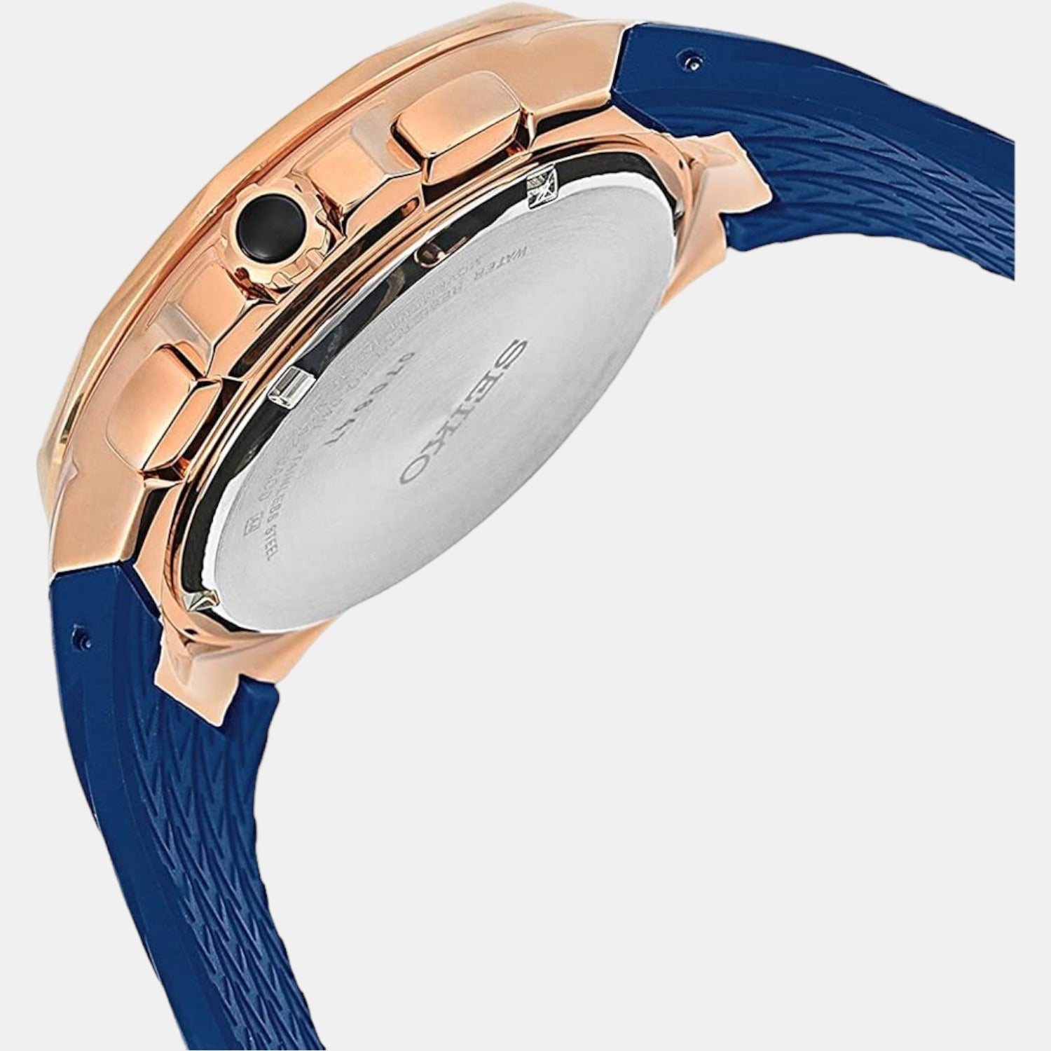 Seiko Coutura Men Solar Blue Dial Chronograph Leather Watch SSC800P1 - view 2