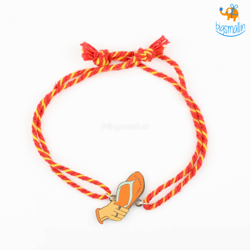 Bigsmall_piu Forever Target Metallic Rakhi - view 3