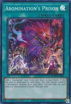Yu-Gi-Oh! Abomination's Prison - RA02-EN064 - Super Rare - 1st Edition