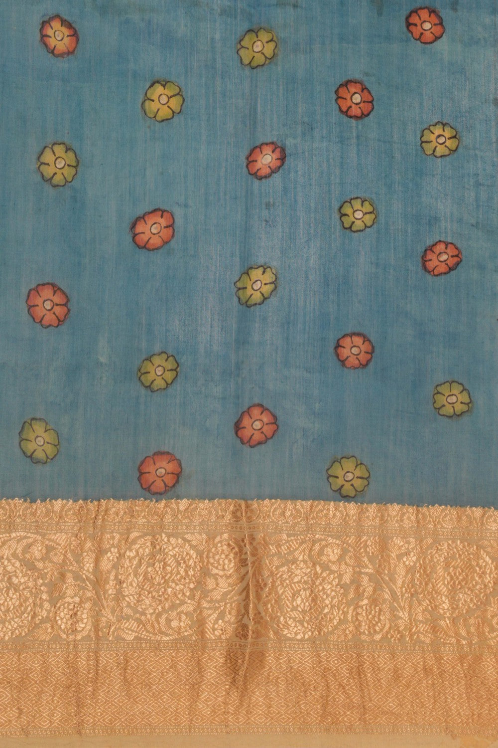 Kalanjali Kalamkari Hand-Painted Saree – Women's - view 4