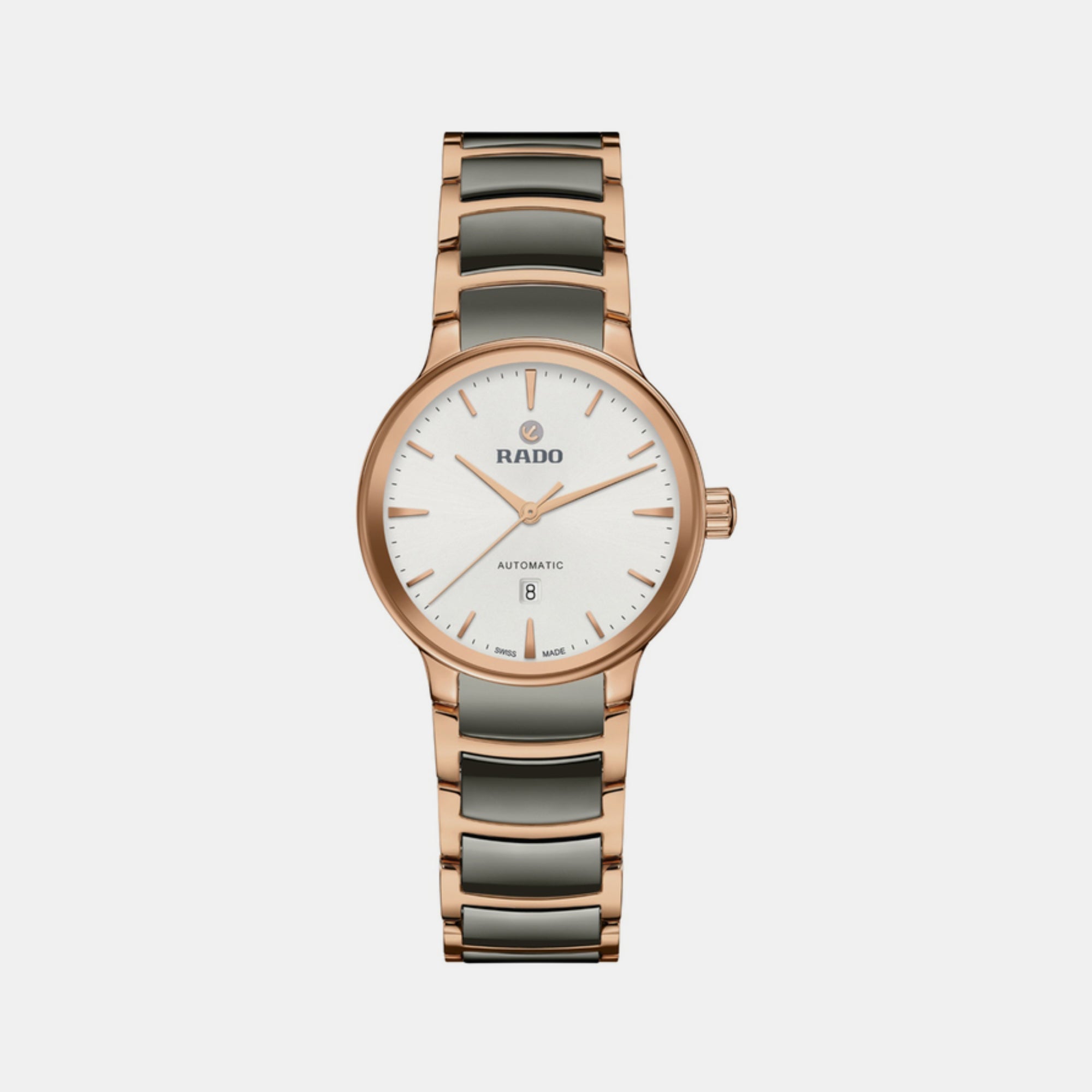 Rado Centrix Women Automatic Silver Dial Analog Stainless Steel Watch R30019012
