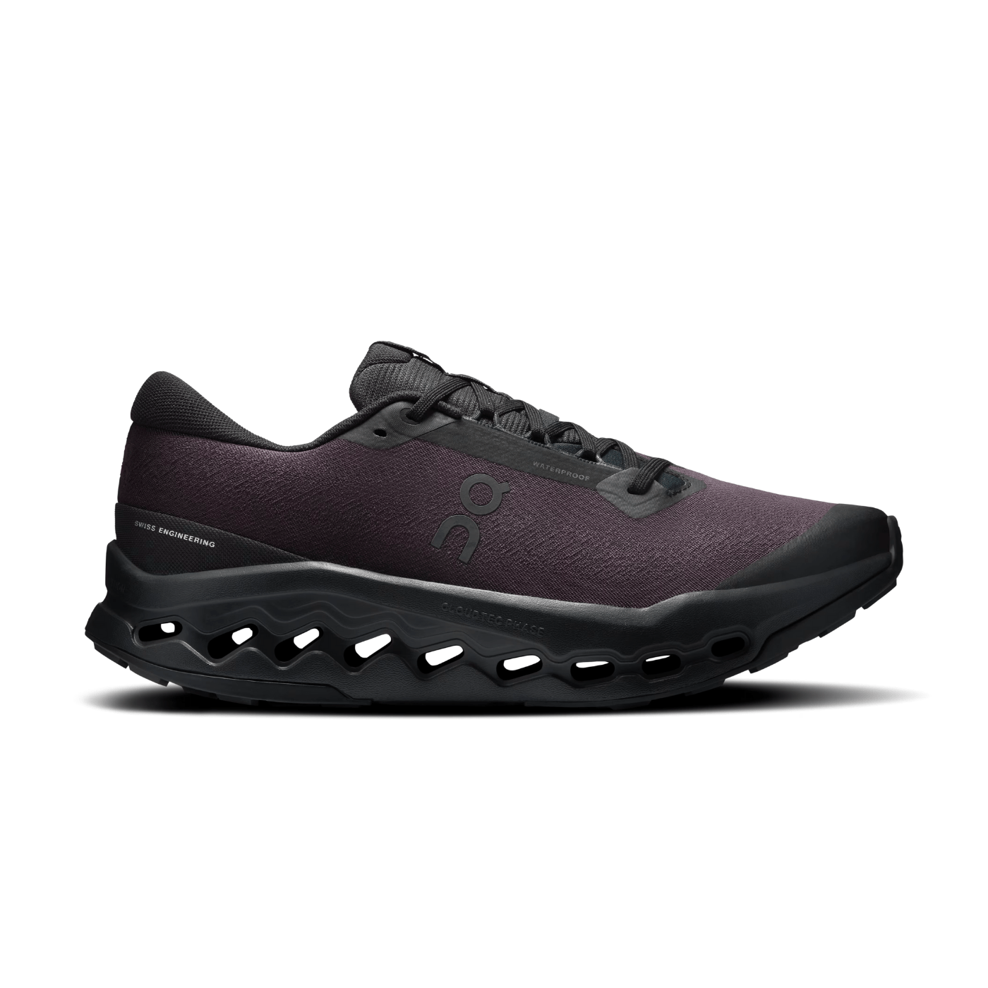 HYPE ELIXIR On Running Cloudsurfer Trail 2 Waterproof Black Black