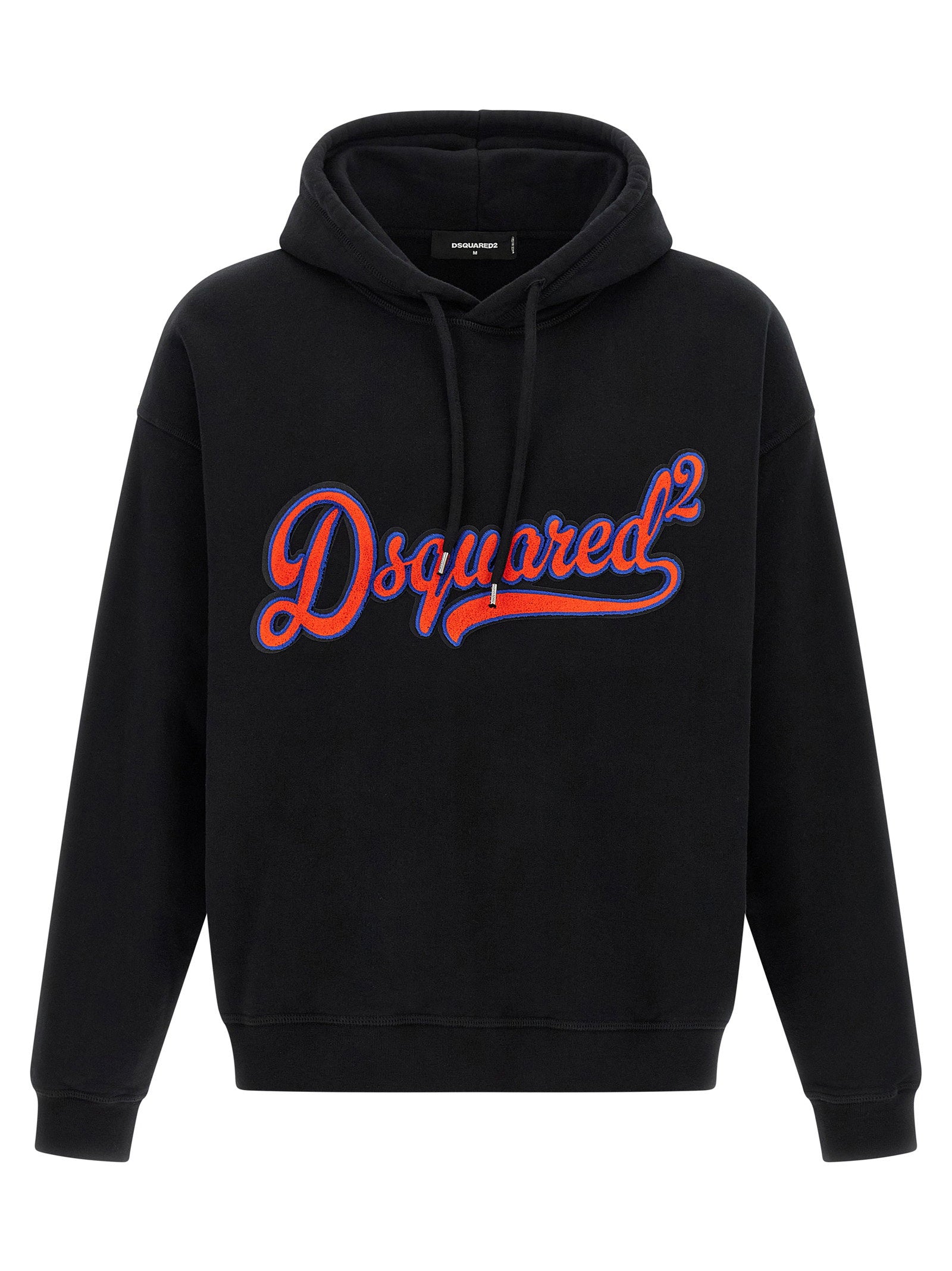 Dsquared2 Sponge Patch Hoodie – 100% cotton