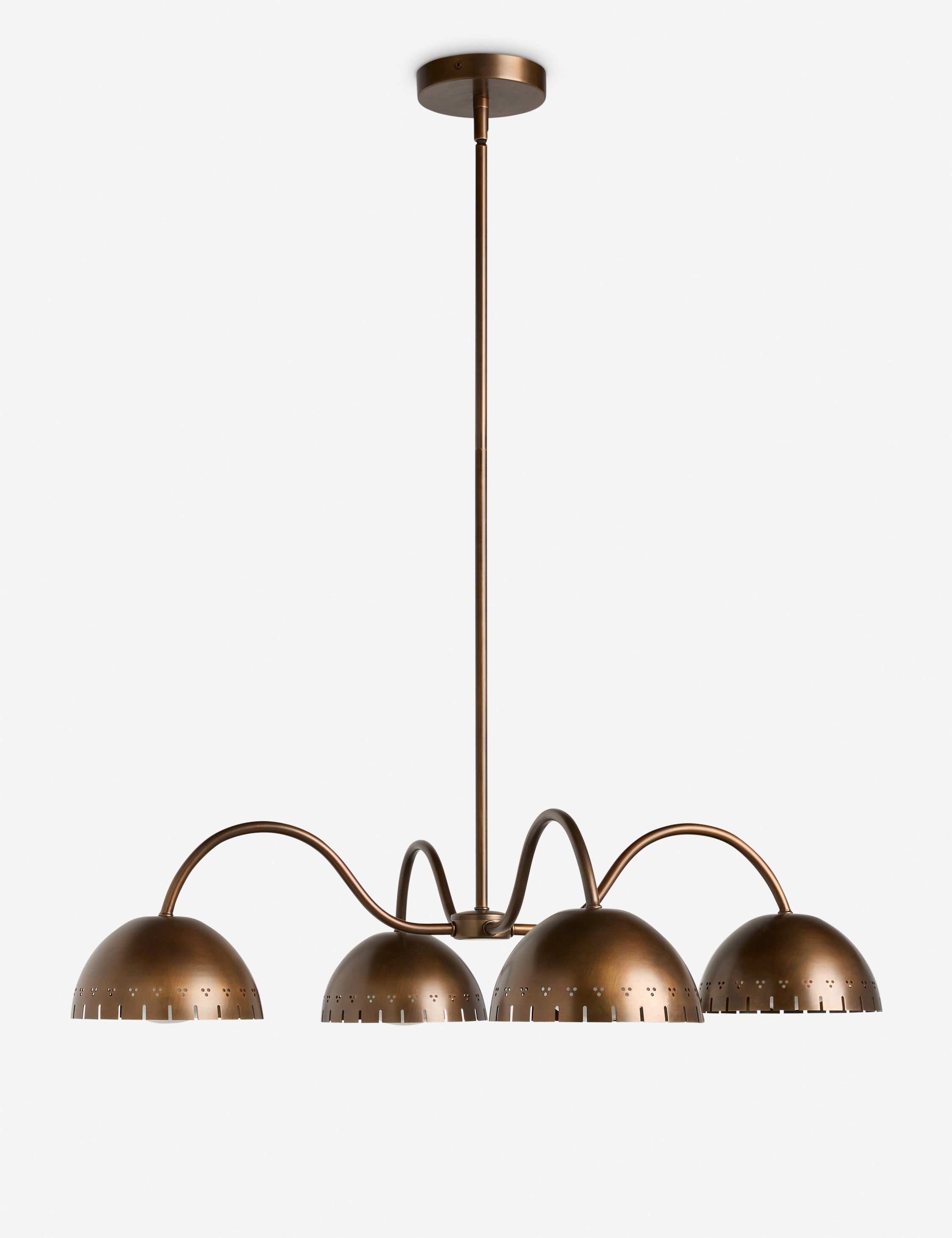 Lulu and Georgia Omero Chandelier – Burnished Brass