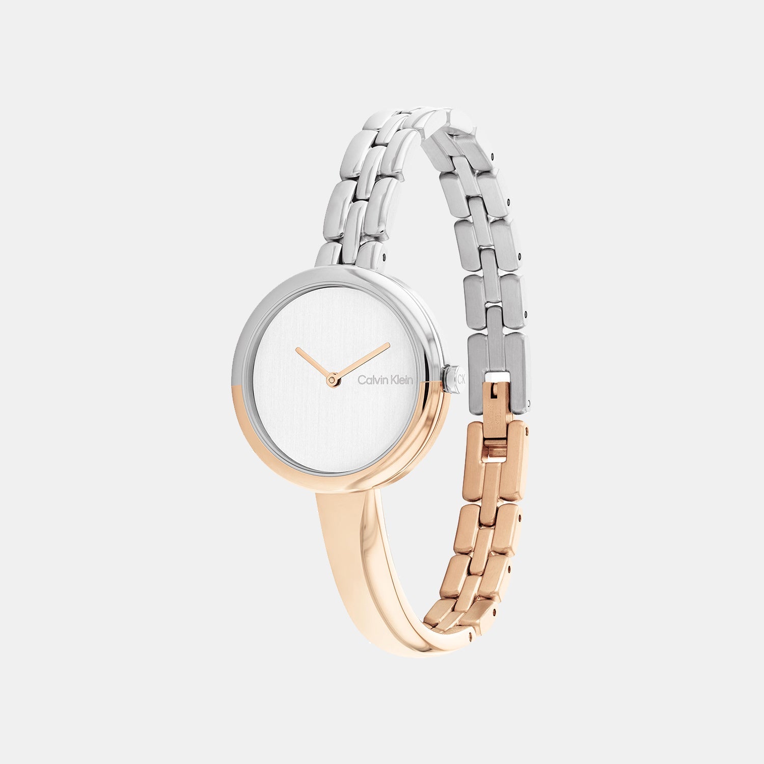 Calvin Klein Bangled Women Quartz Silver Dial Analog Stainless Steel Watch 25200281 - view 2