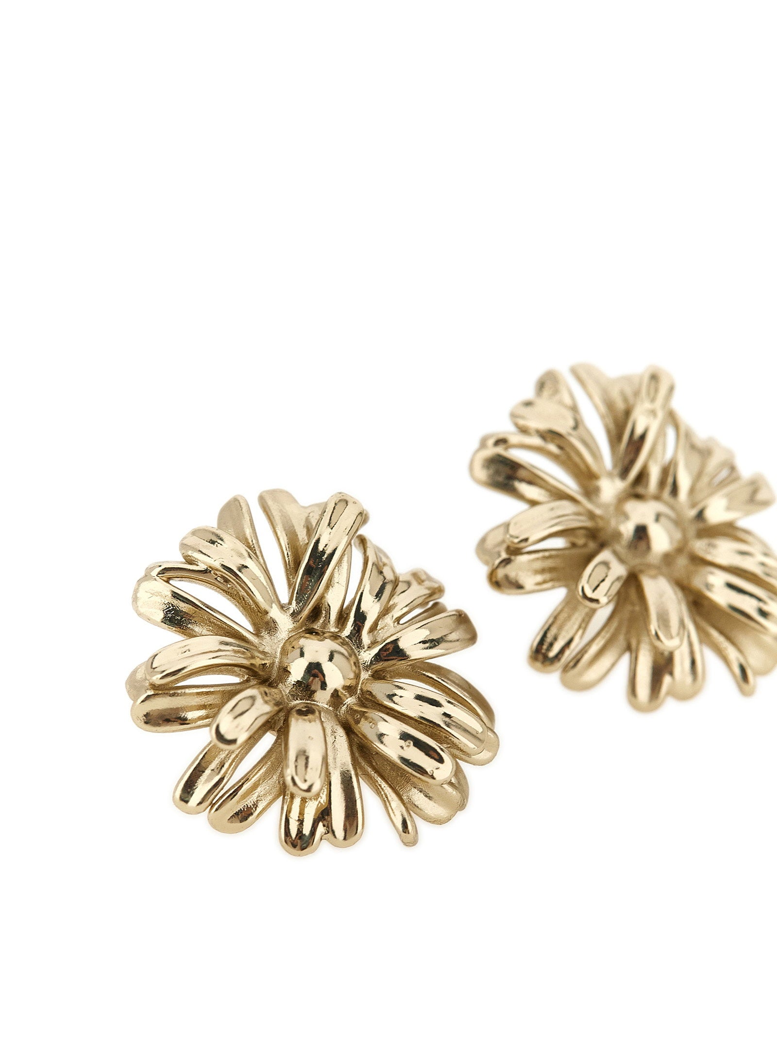 Dries Van Noten Flower Earrings – 85% brass 10% rsn 5% gal - view 2