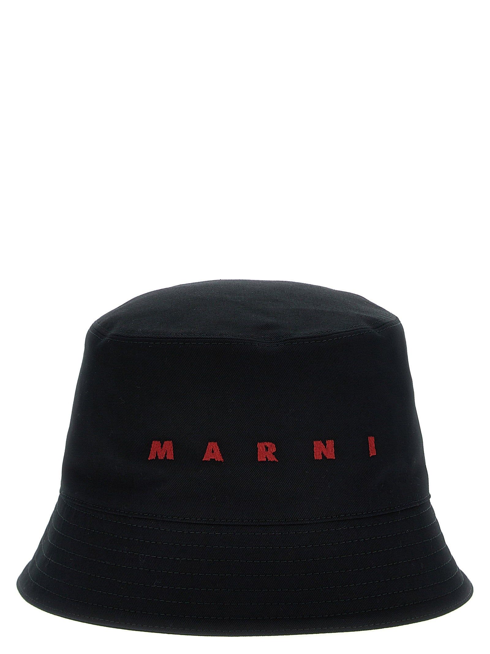 Marni Logo Embroidery Bucket Hat – 100% cotton