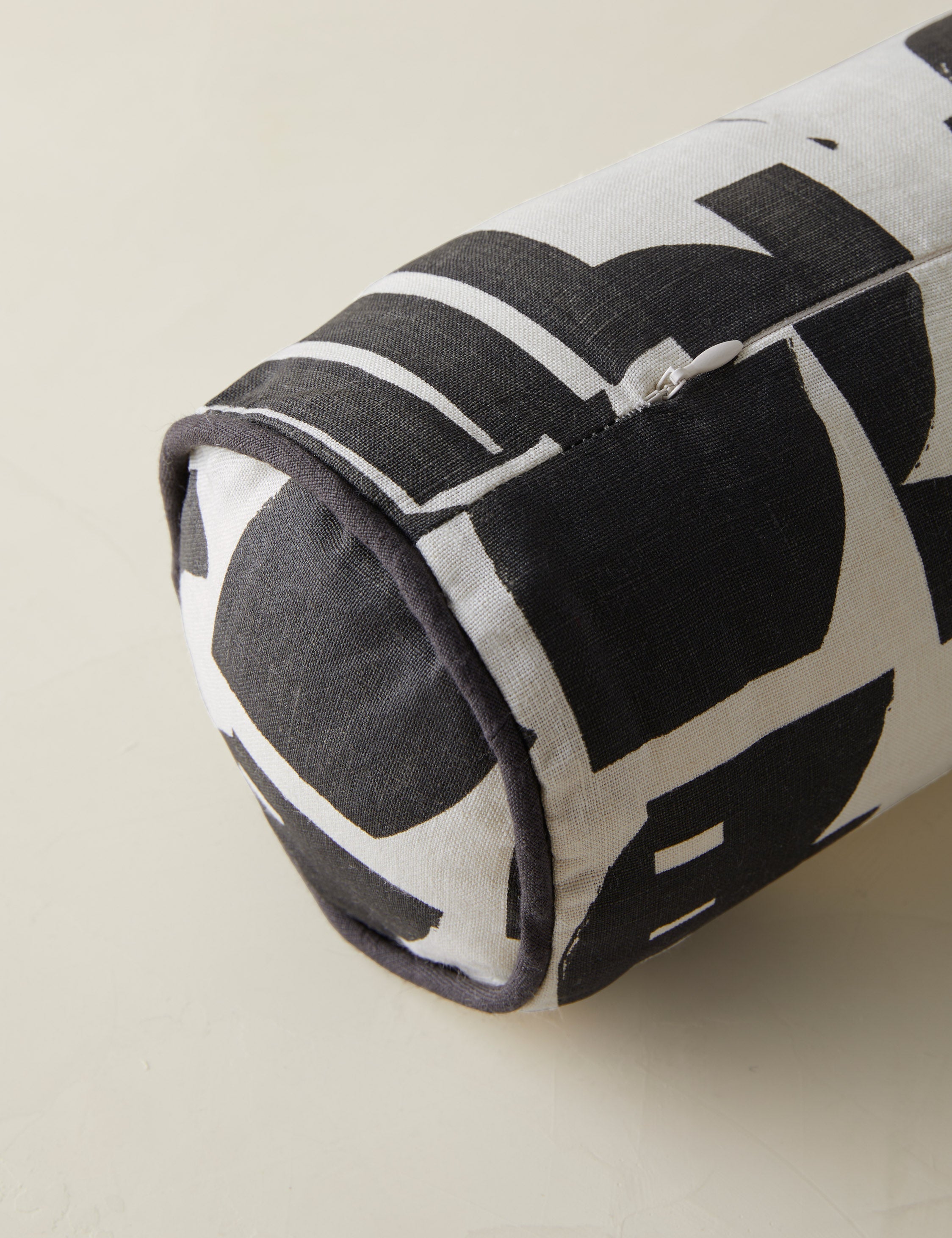 Lulu and Georgia Organic Shapes Linen Bolster Pillow by Sarah Sherman Samuel - view 10