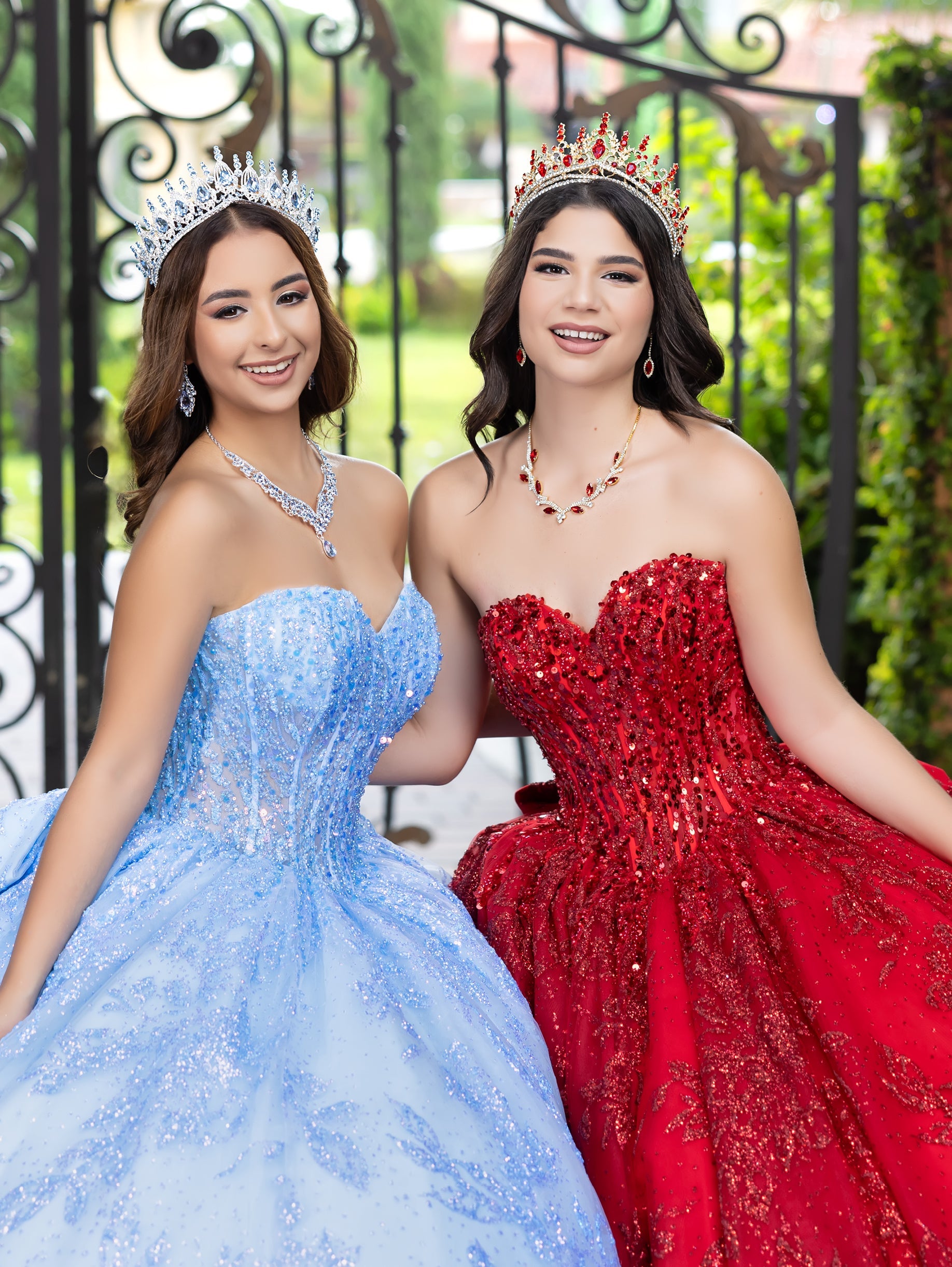 House of Wu Fiesta Gowns Glitter Strapless Ball Gown by LizLuo Fiesta 56527 - view 5