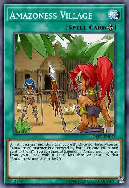 Yu-Gi-Oh! Amazoness Village - SS02-ENV03 - Ultra Rare - 1st Edition