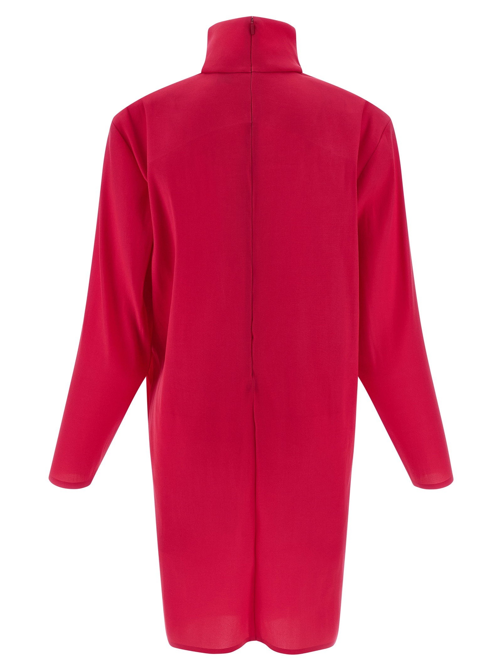 Saint Laurent Structured Shoulder Dress - view 2