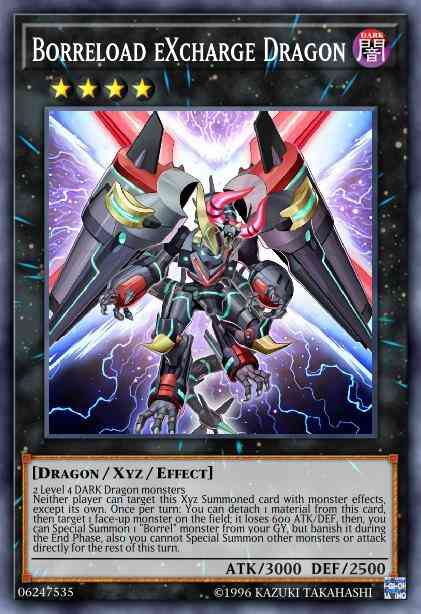 Yu-Gi-Oh! Borreload eXcharge Dragon - MP20-EN117 - Super Rare - 1st Edition